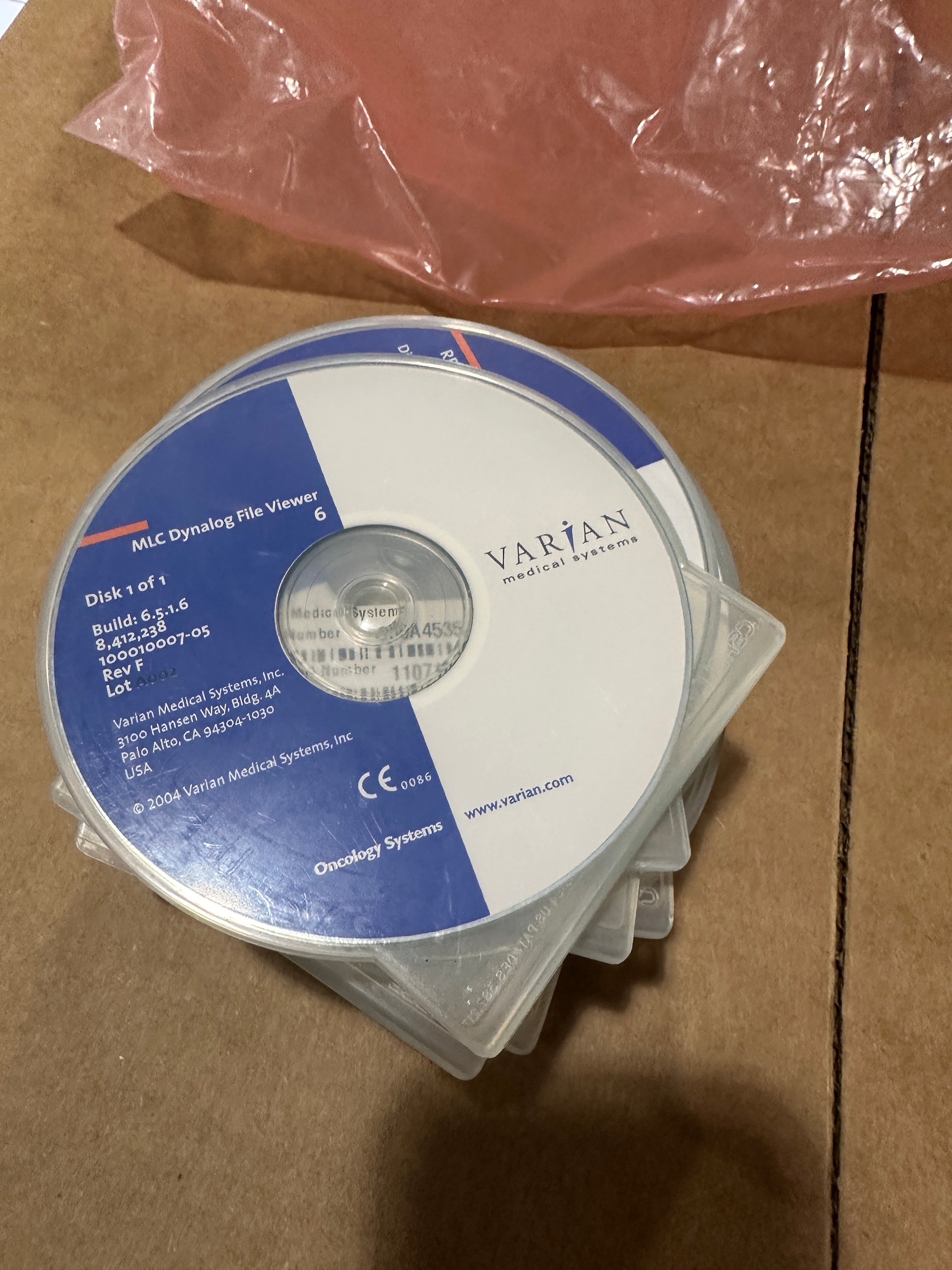 Varian medical systems  Parts & QC