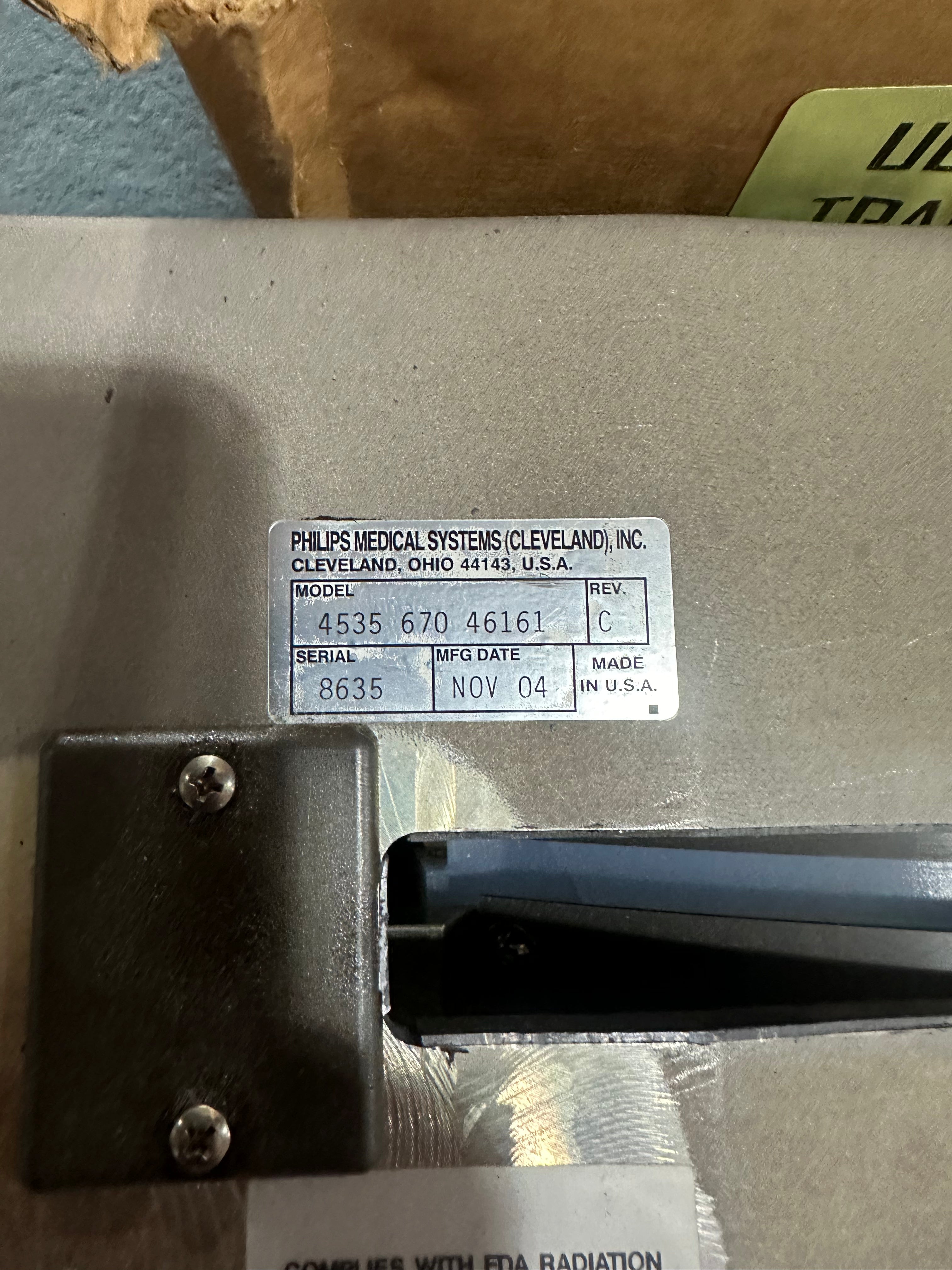 453567046161 PHILIPS Brilliance CT Scanner Parts