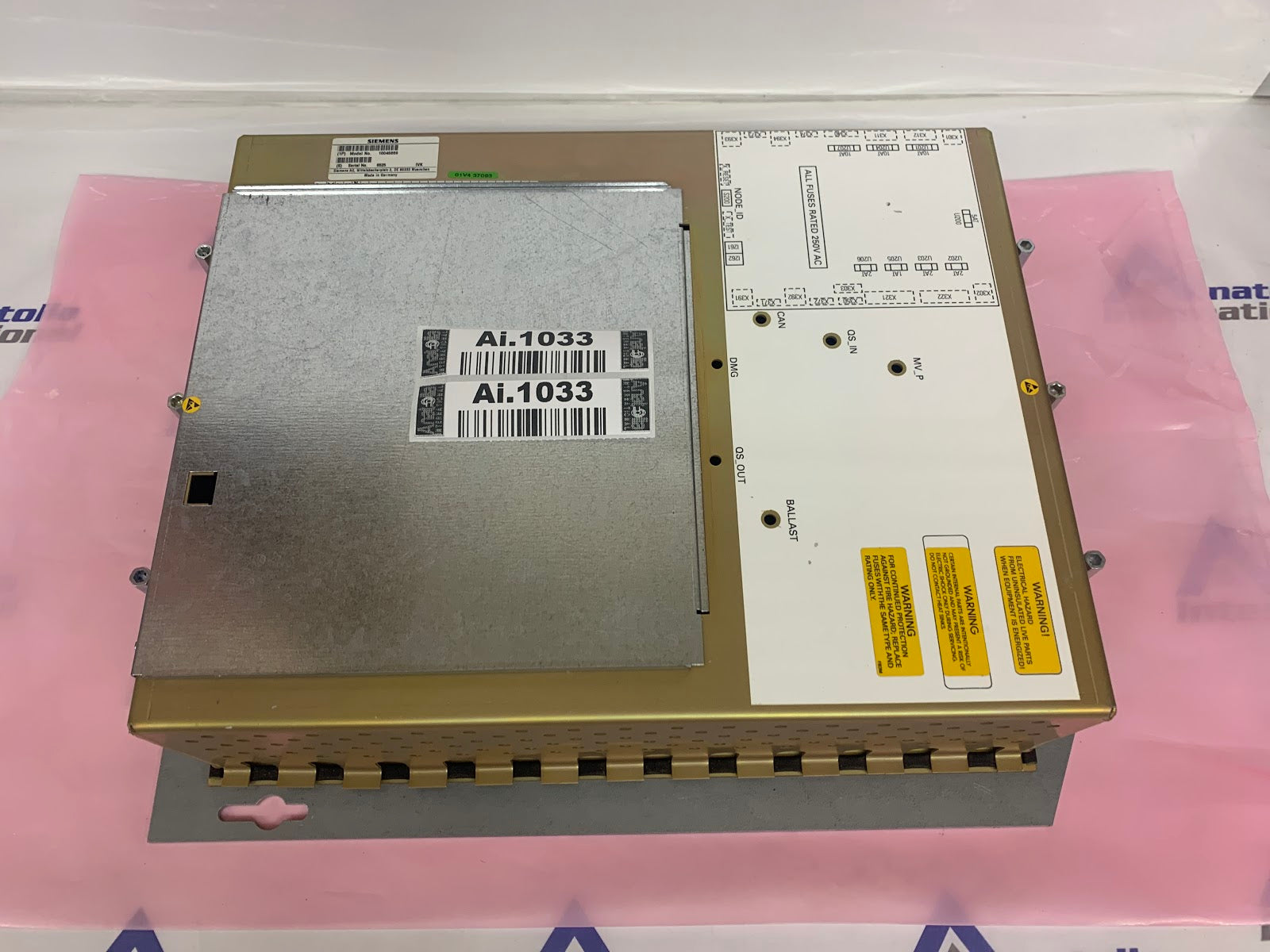 Component MCM4 w/ D307 BD For Siemens P/N:10046869. Pulled from functioning Equipment, contact for more info.