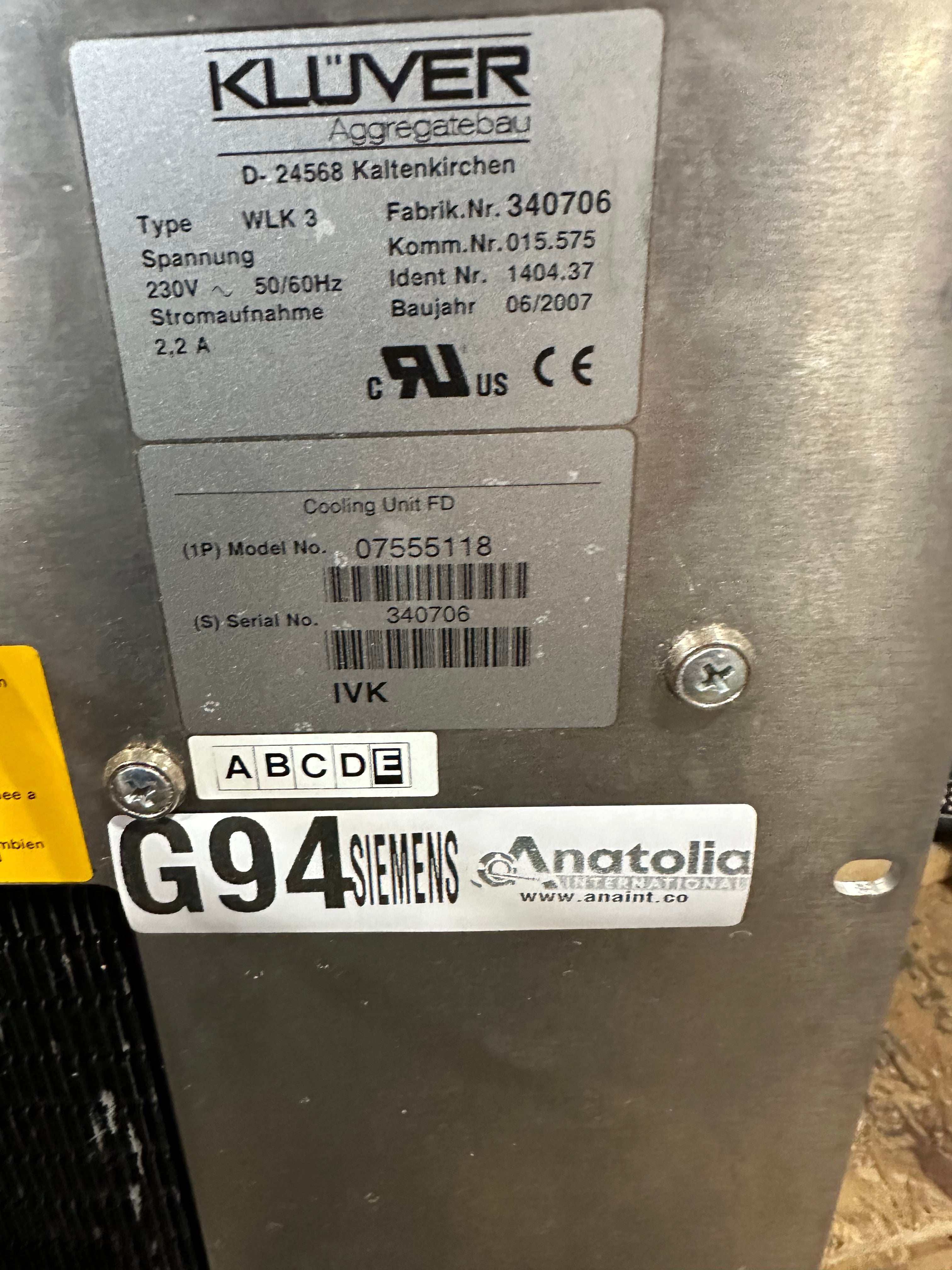 SIEMENS Axiom Artis Cath Angio Lab Parts P/N 7555118