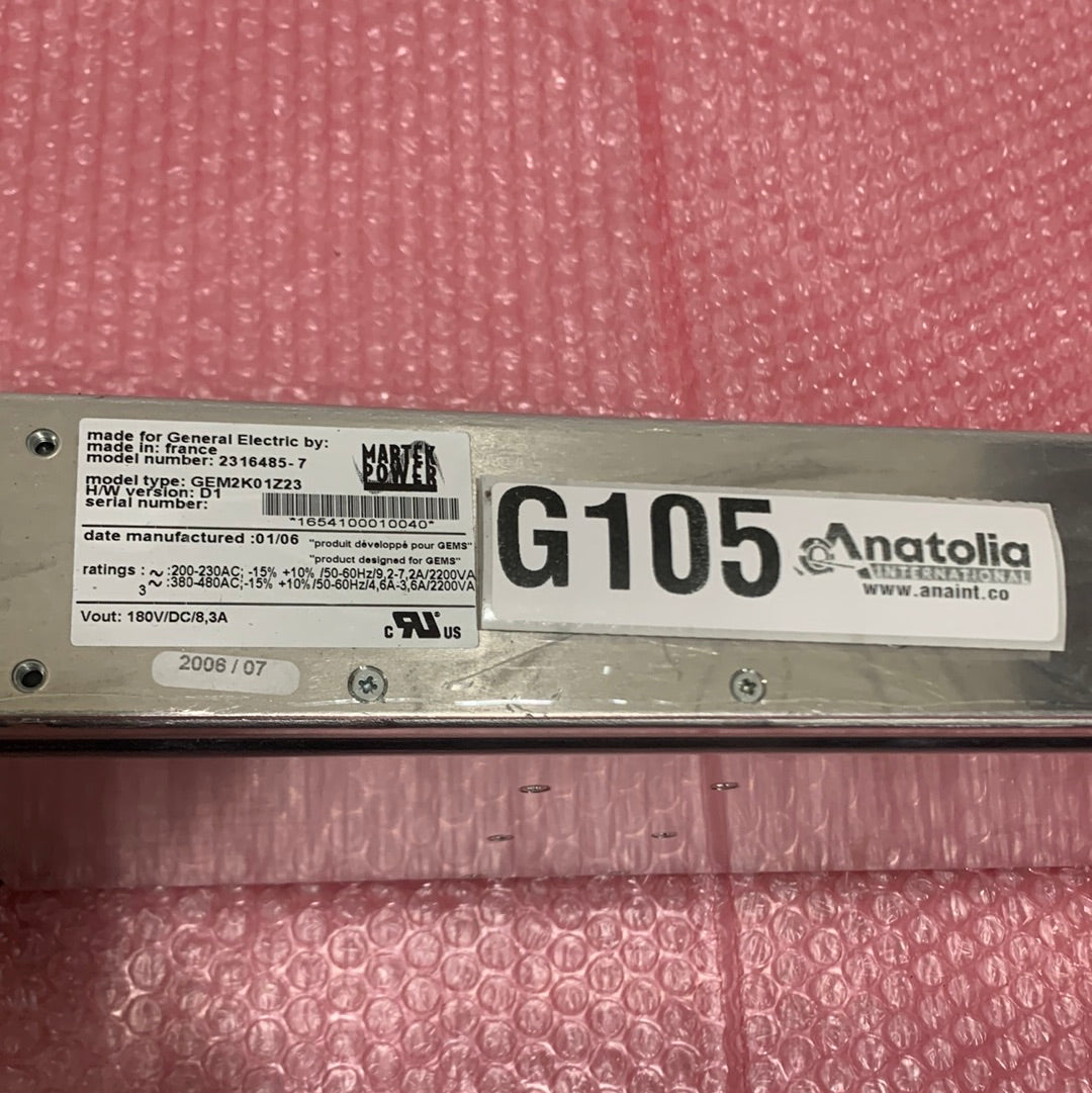 Power Supply for GE Innova 2100iQ Cath Lab
