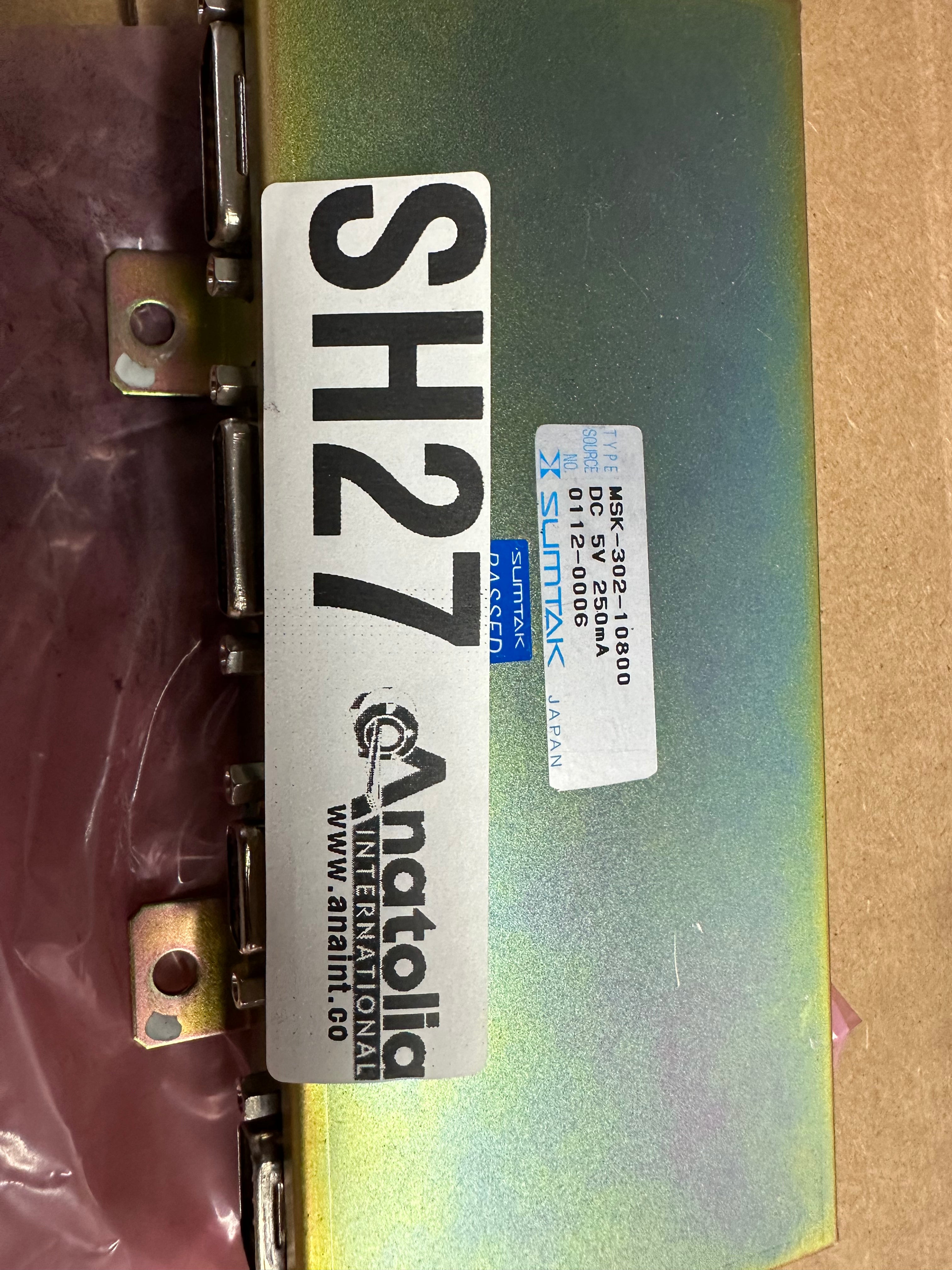 TOSHIBA Aquilion 4 CT Scanner Parts P/N MSK-302-10800