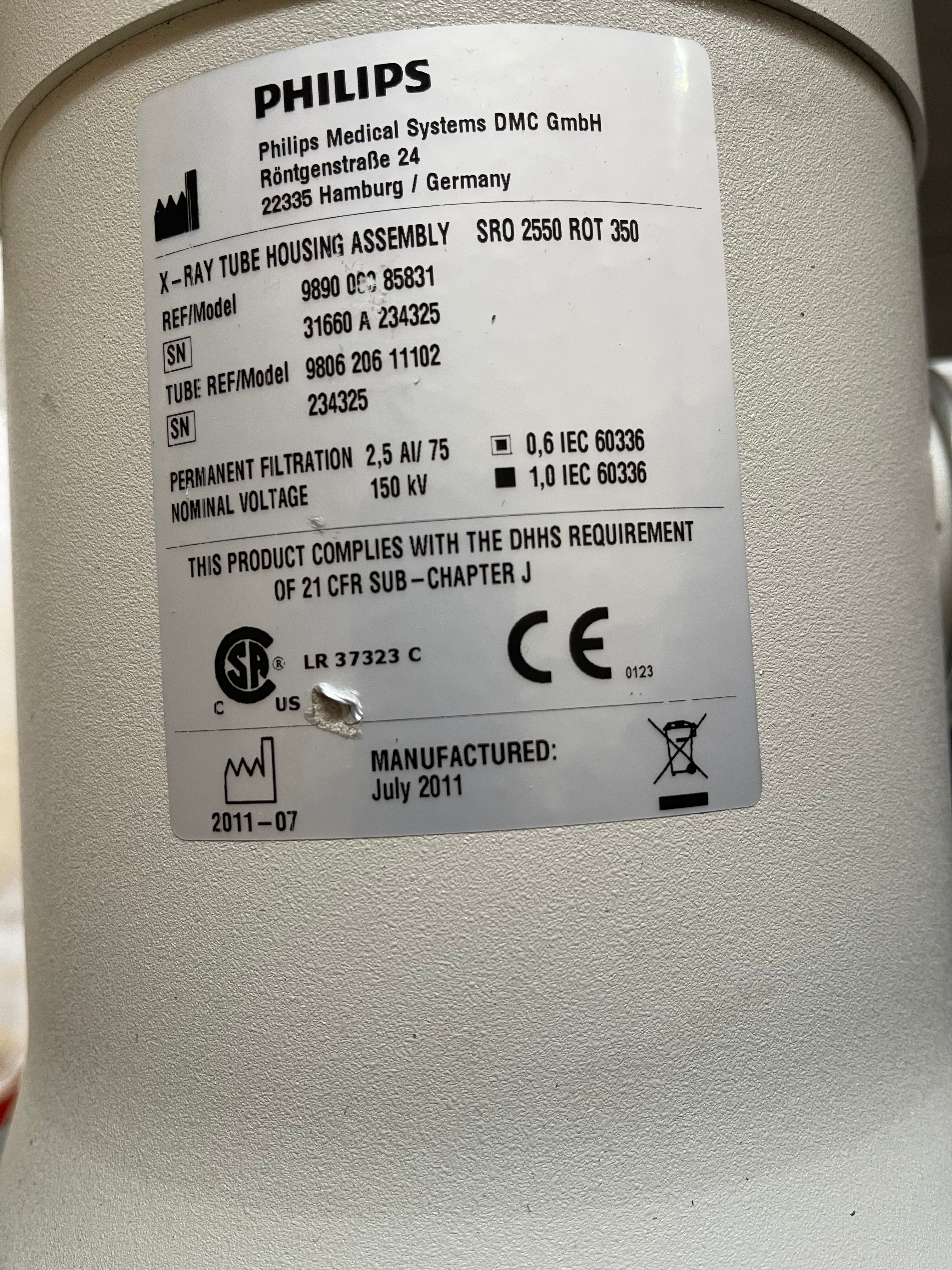 SRO 2550 ROT 350 989000085831