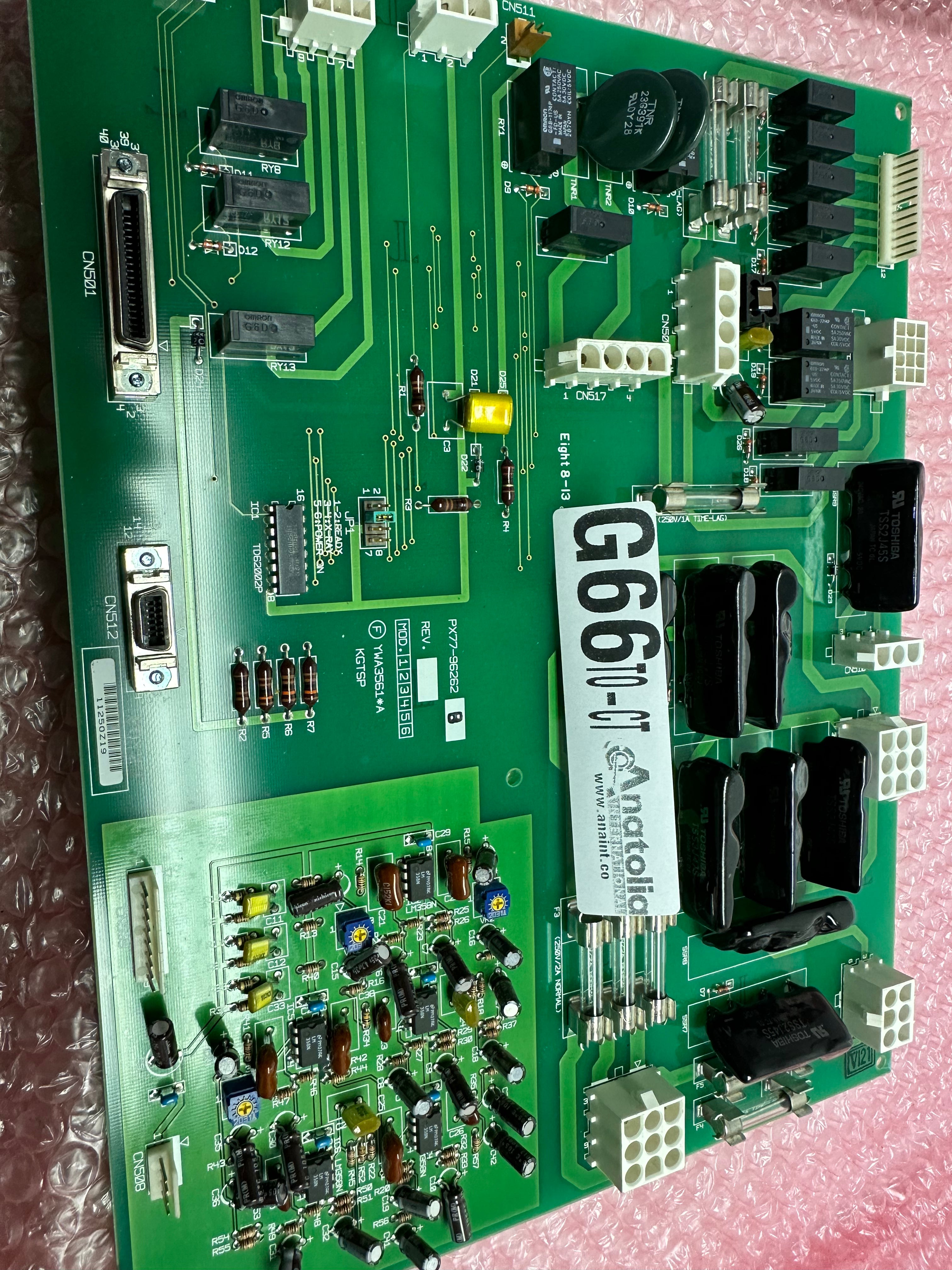 TOSHIBA Aquilion CT Scanner Parts P/N PX77-96262 C GR 2