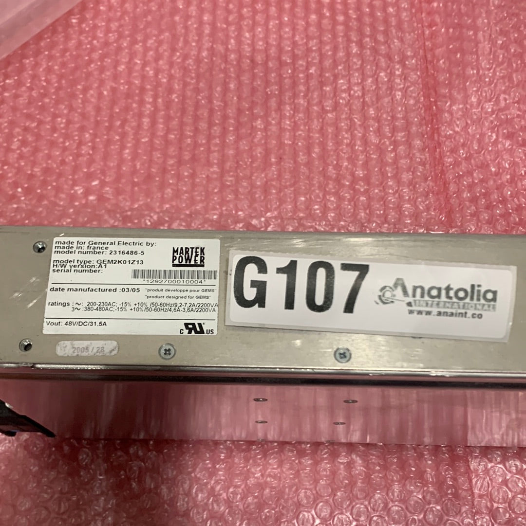 Power Supply for GE Innova 2100iQ Cath Lab