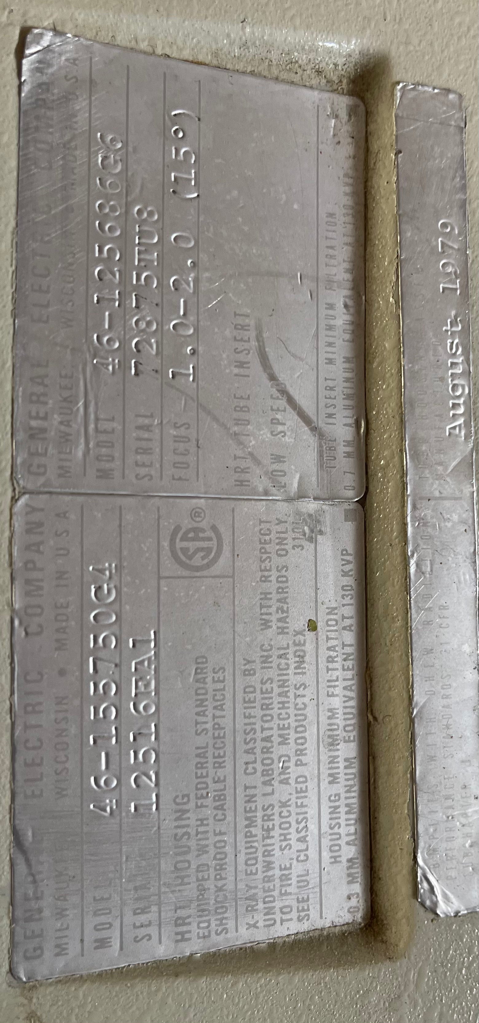 GE X-Ray Tube 46-125686G6