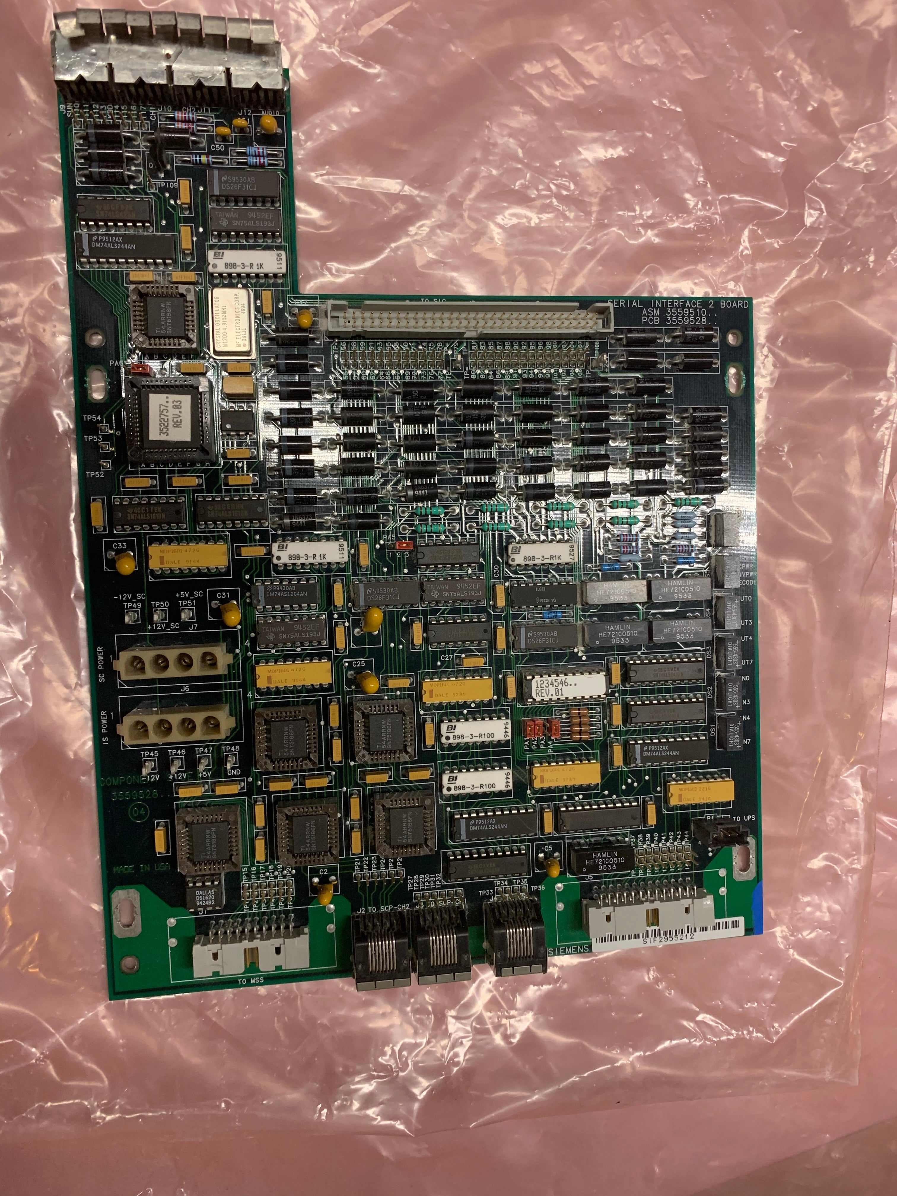 3559510 SIEMENS SERIAL INTERFACE BOARD