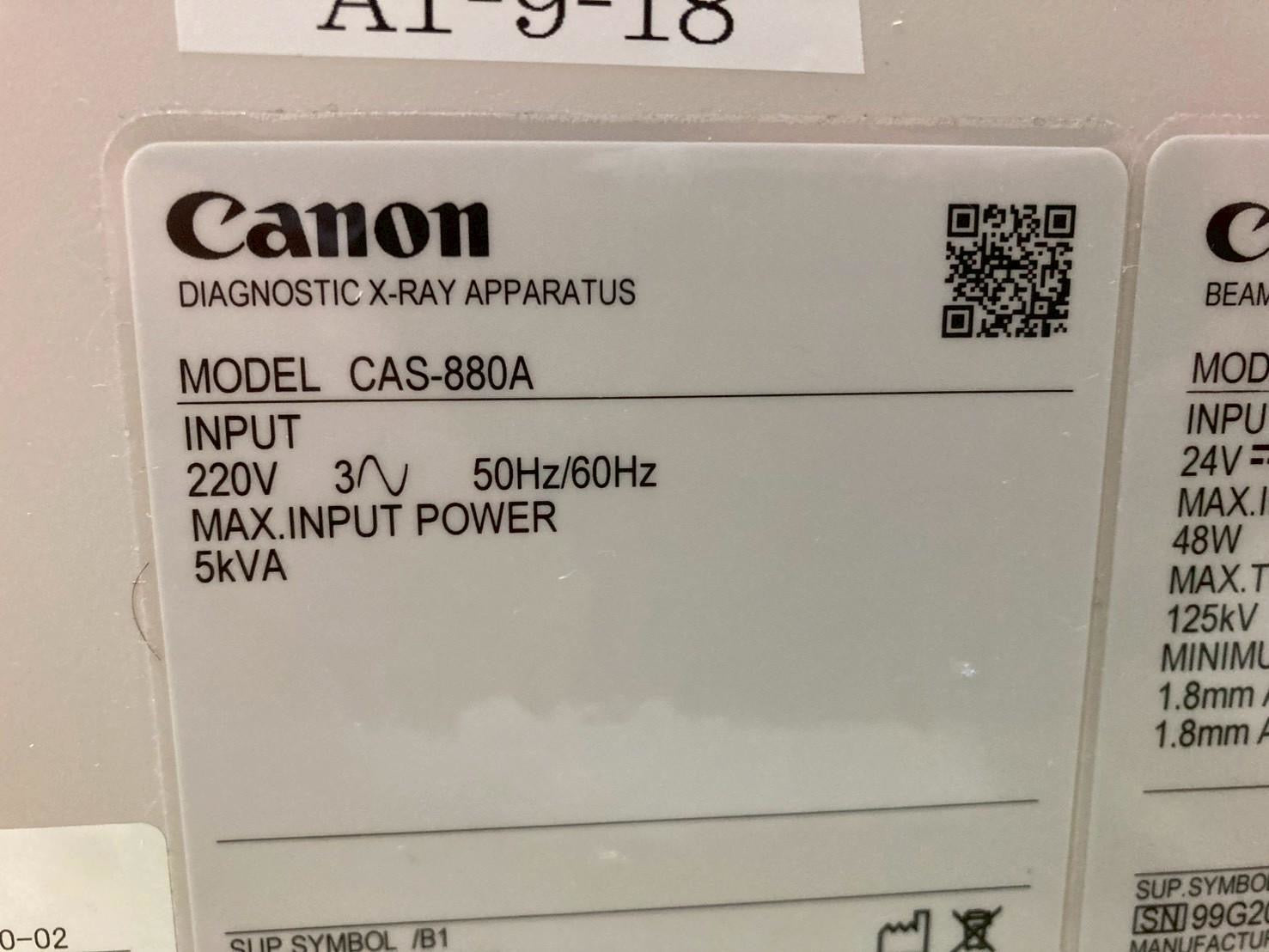 Canon Alphenix Cath Angio Lab
