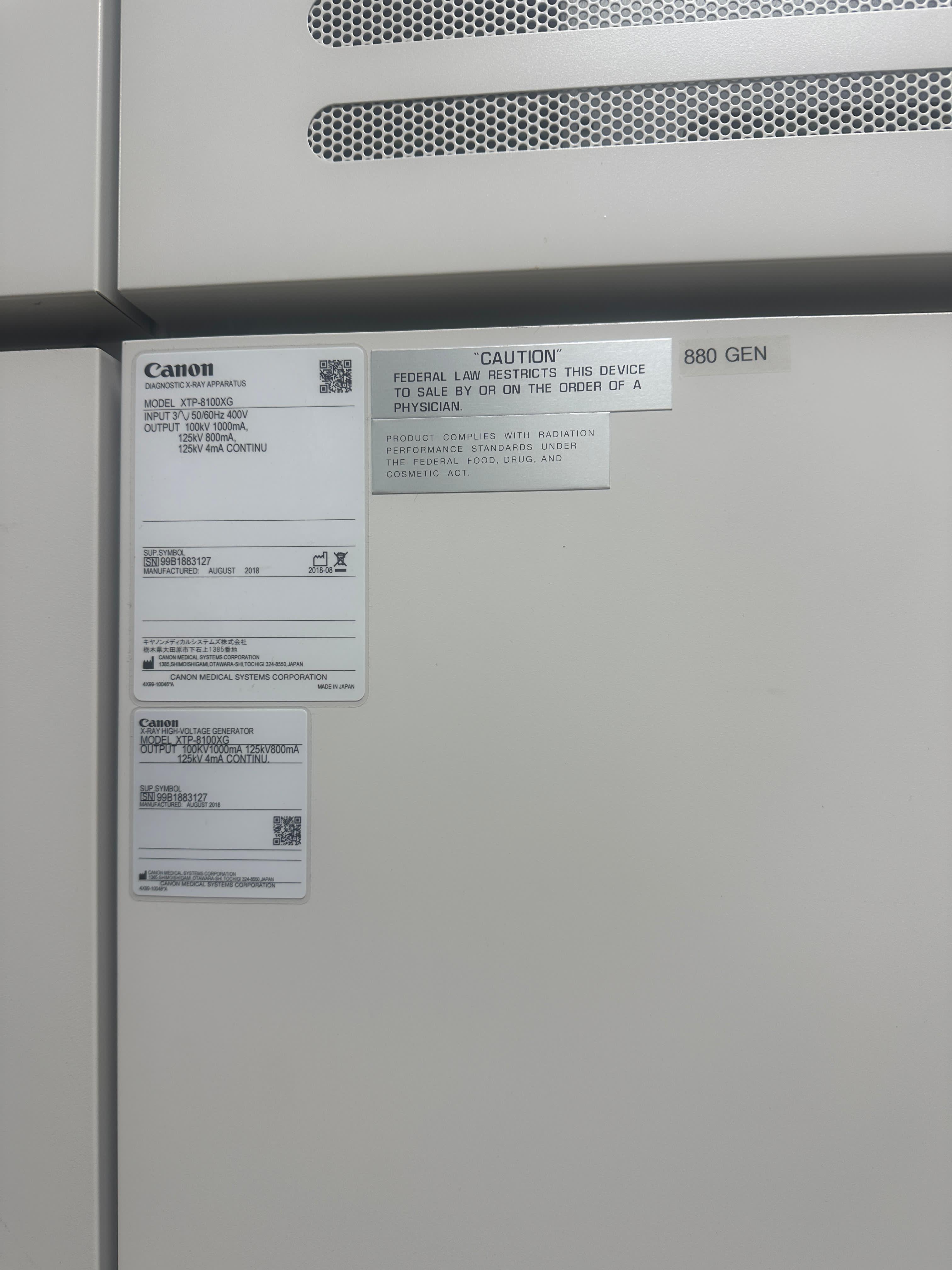 Canon Infinix I Angiography Suite