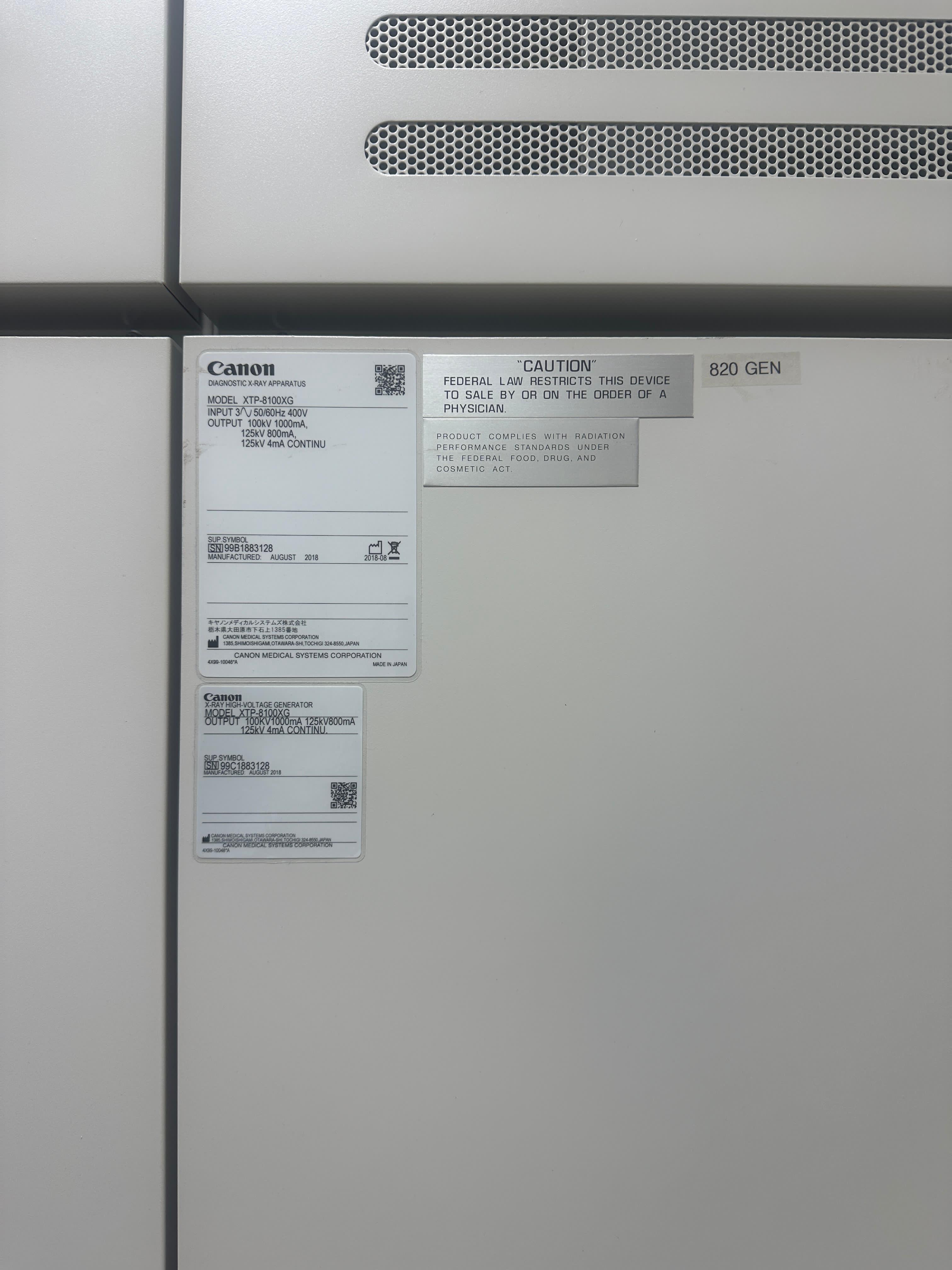 Canon Infinix I Angiography Suite