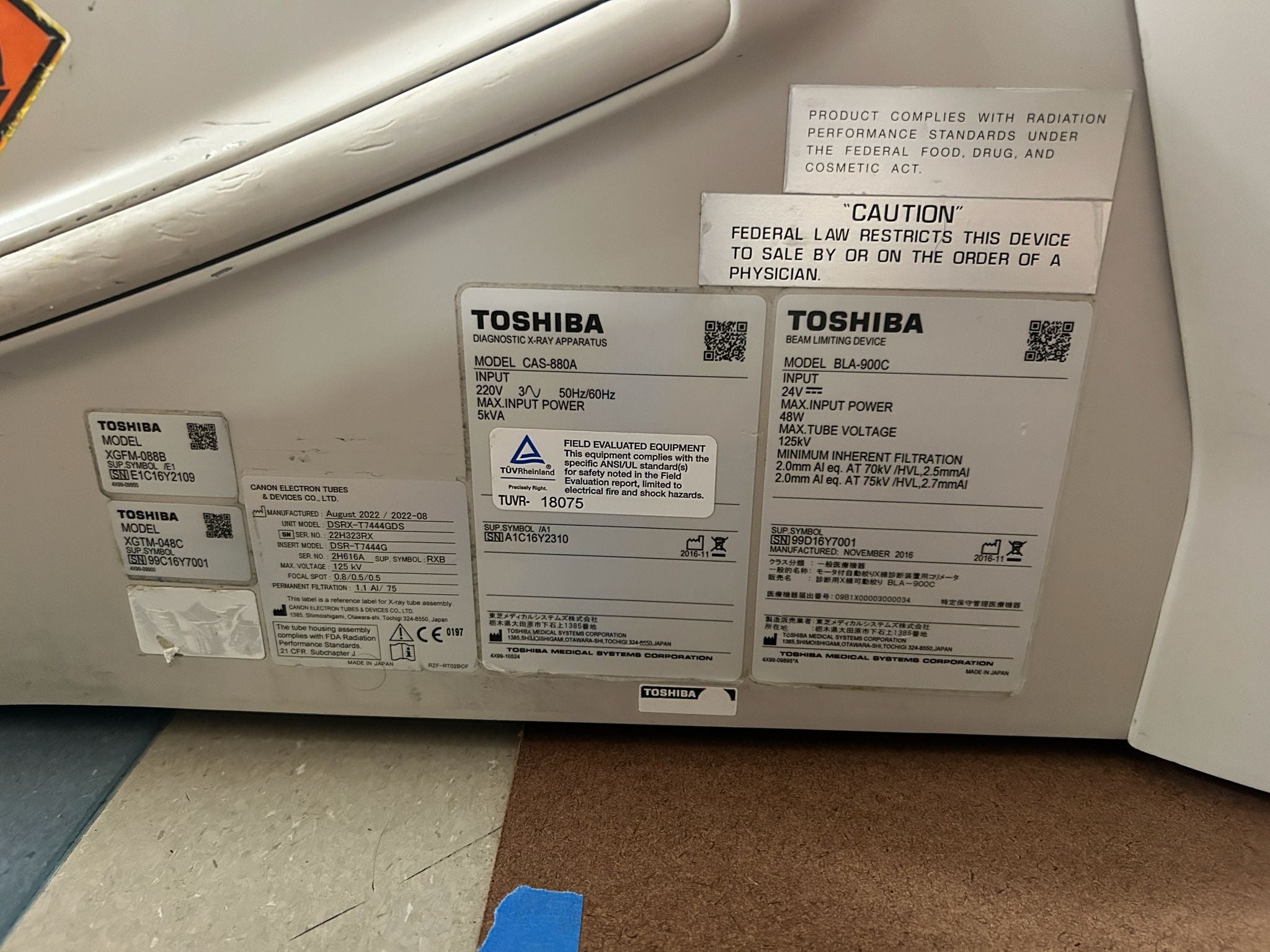 Toshiba Infinix Biplane Angio