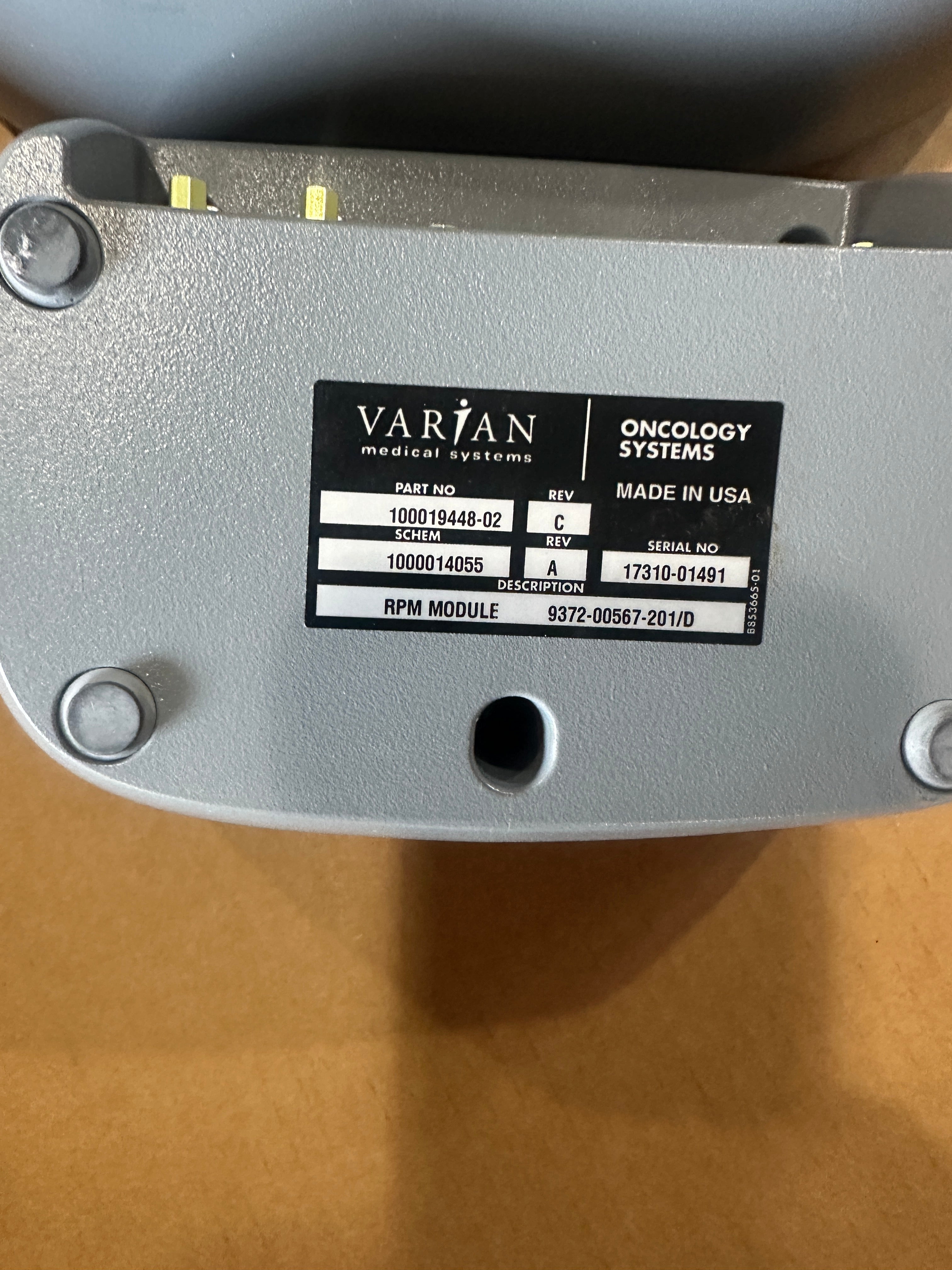 Varian medical systems OBI, RPM, DKB, Module