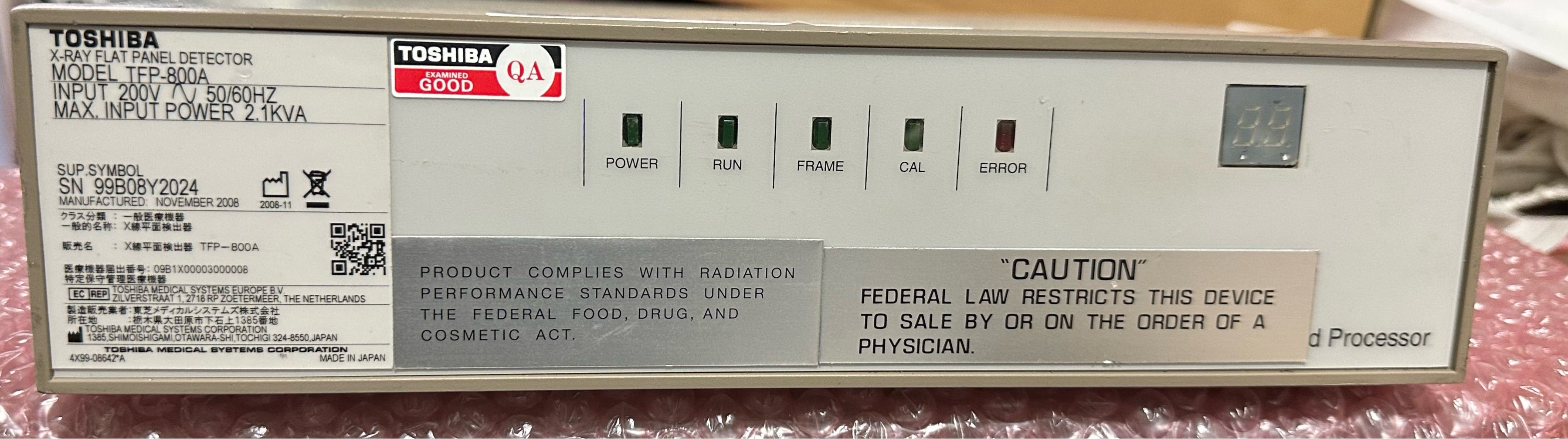 Toshiba TFP-800A Command Processor