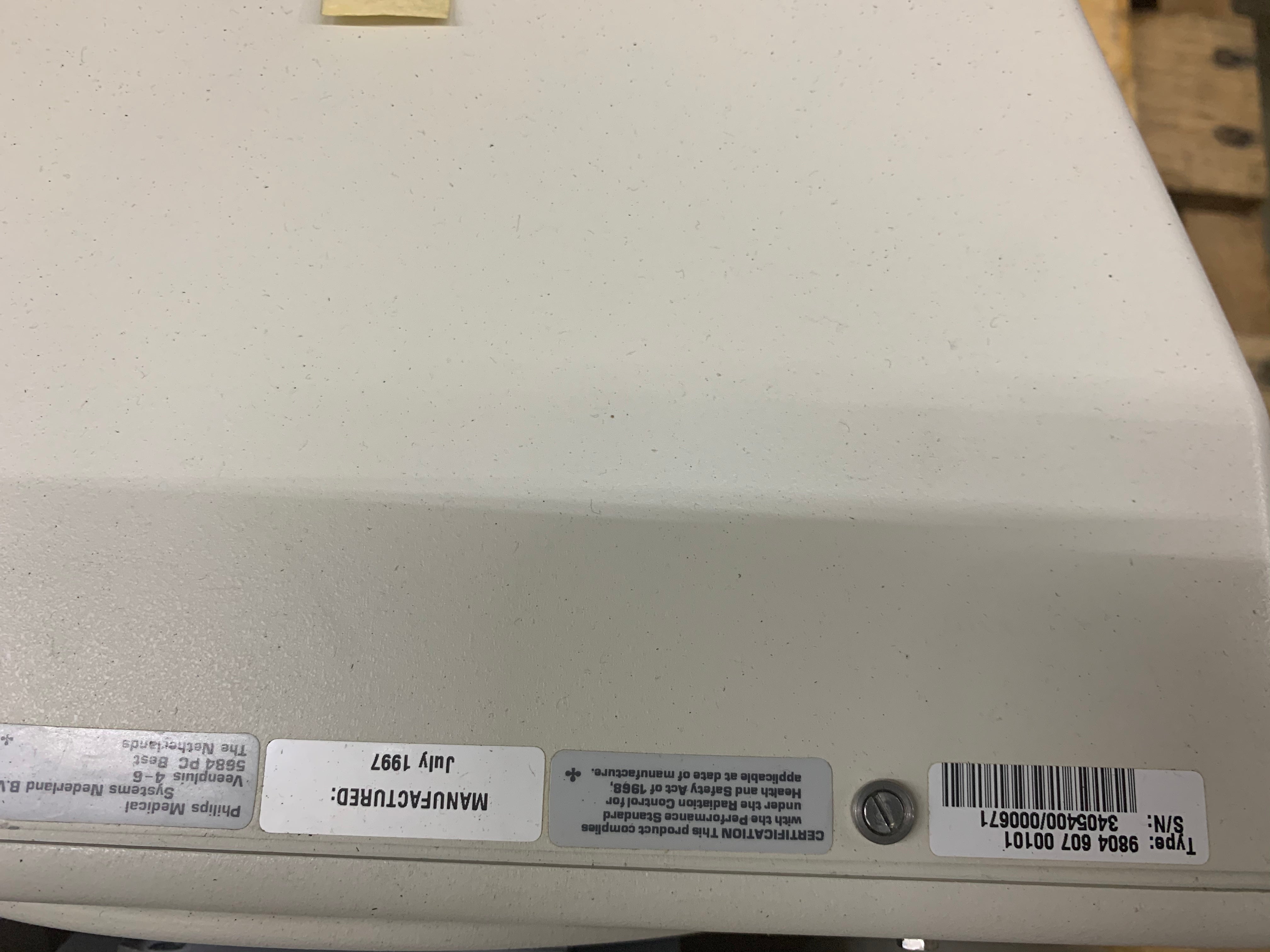 980460700101 Collimator for Philips Easy Diagnost Rad Room