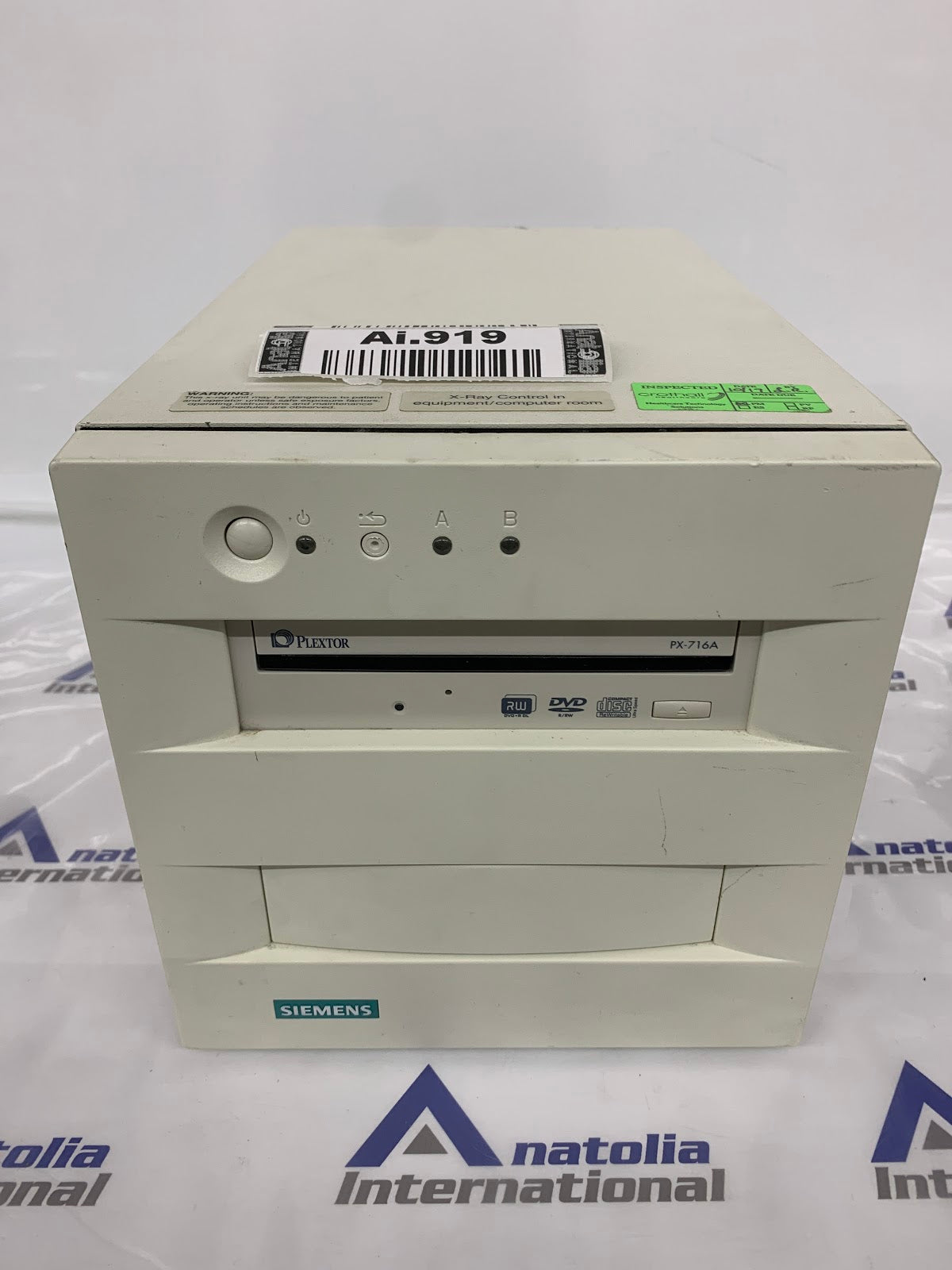 Remote Power Archive Unit 2 For Siemens P/N:10051974
10051972. Pulled from functioning Equipment, contact for more info.