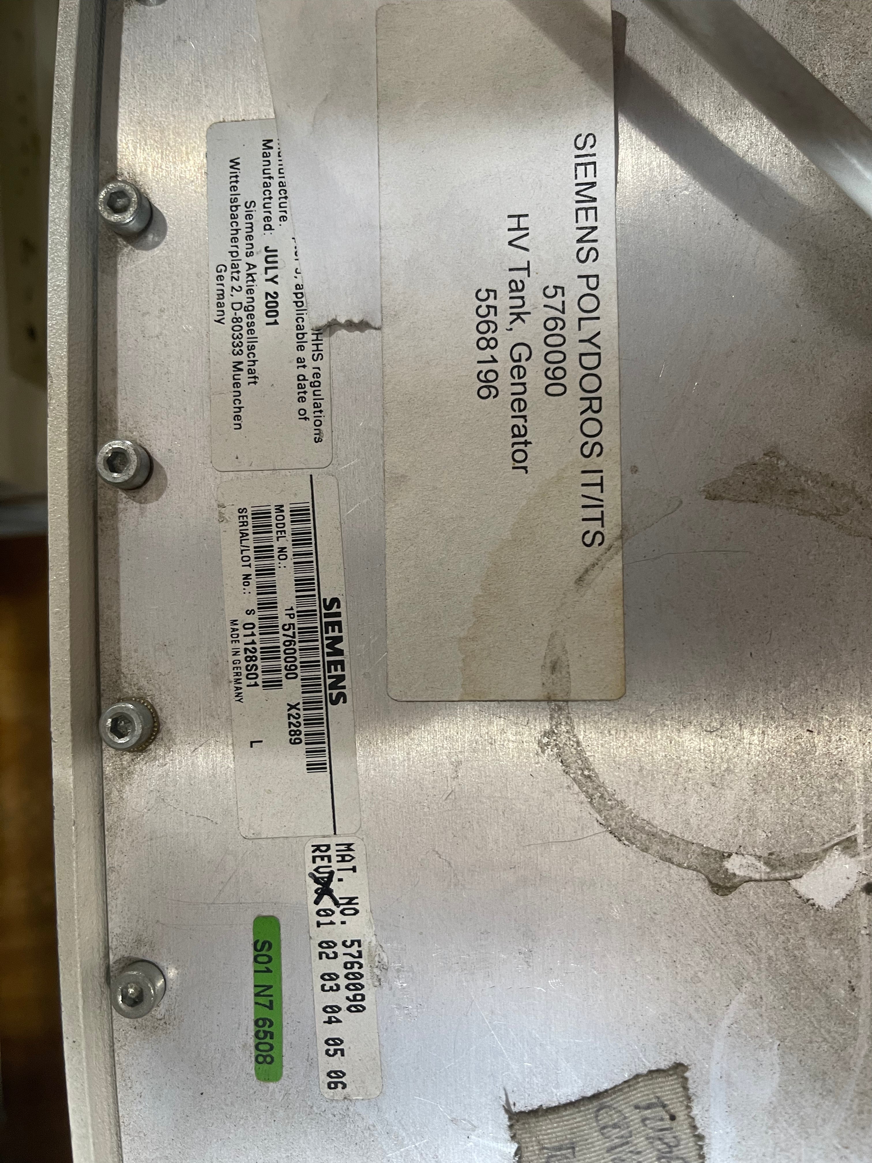 5760090 HV Tank System: Polydoros IT