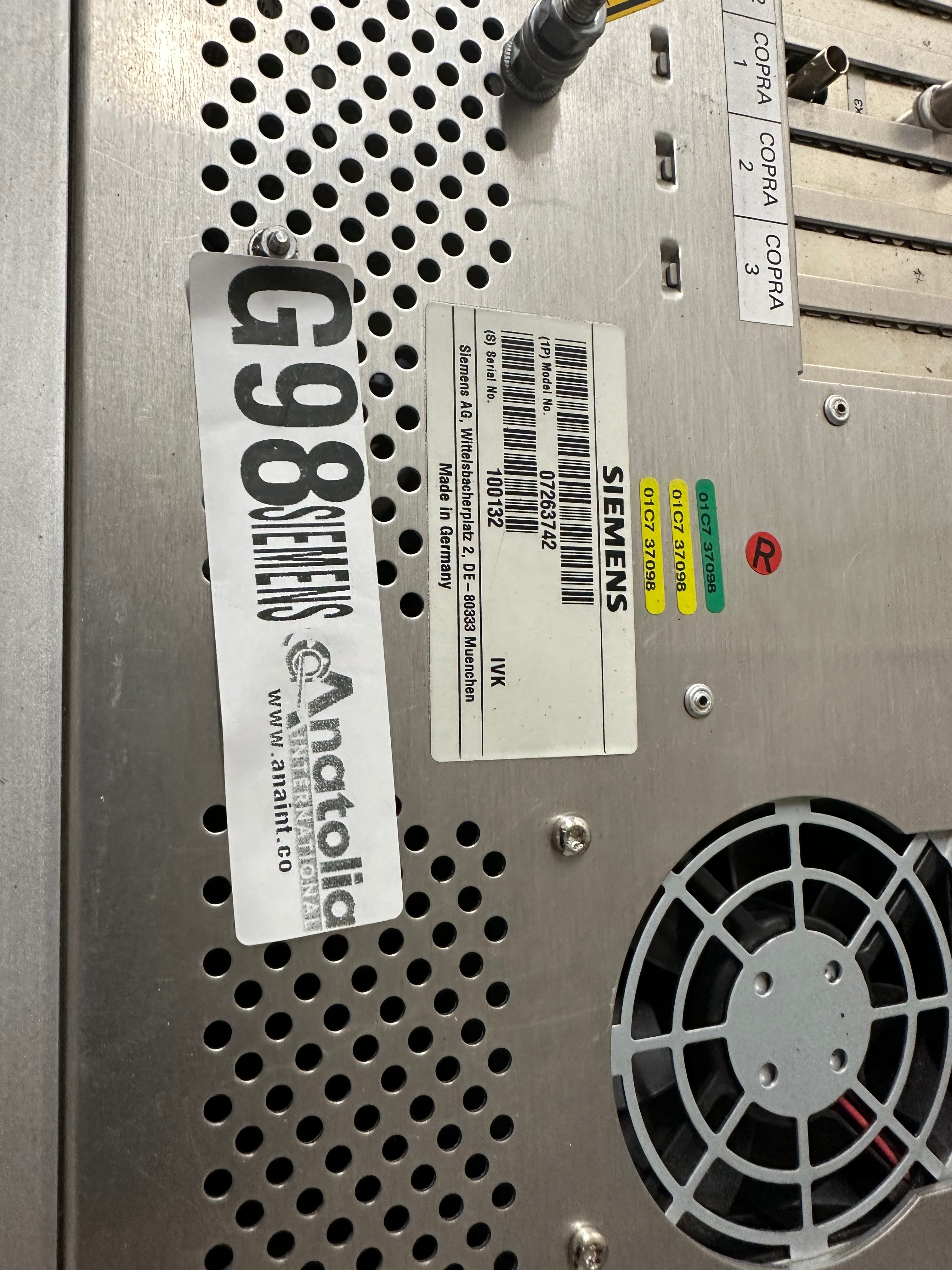 SIEMENS Axiom Artis Cardiac - Vascular Parts P/N 7263742