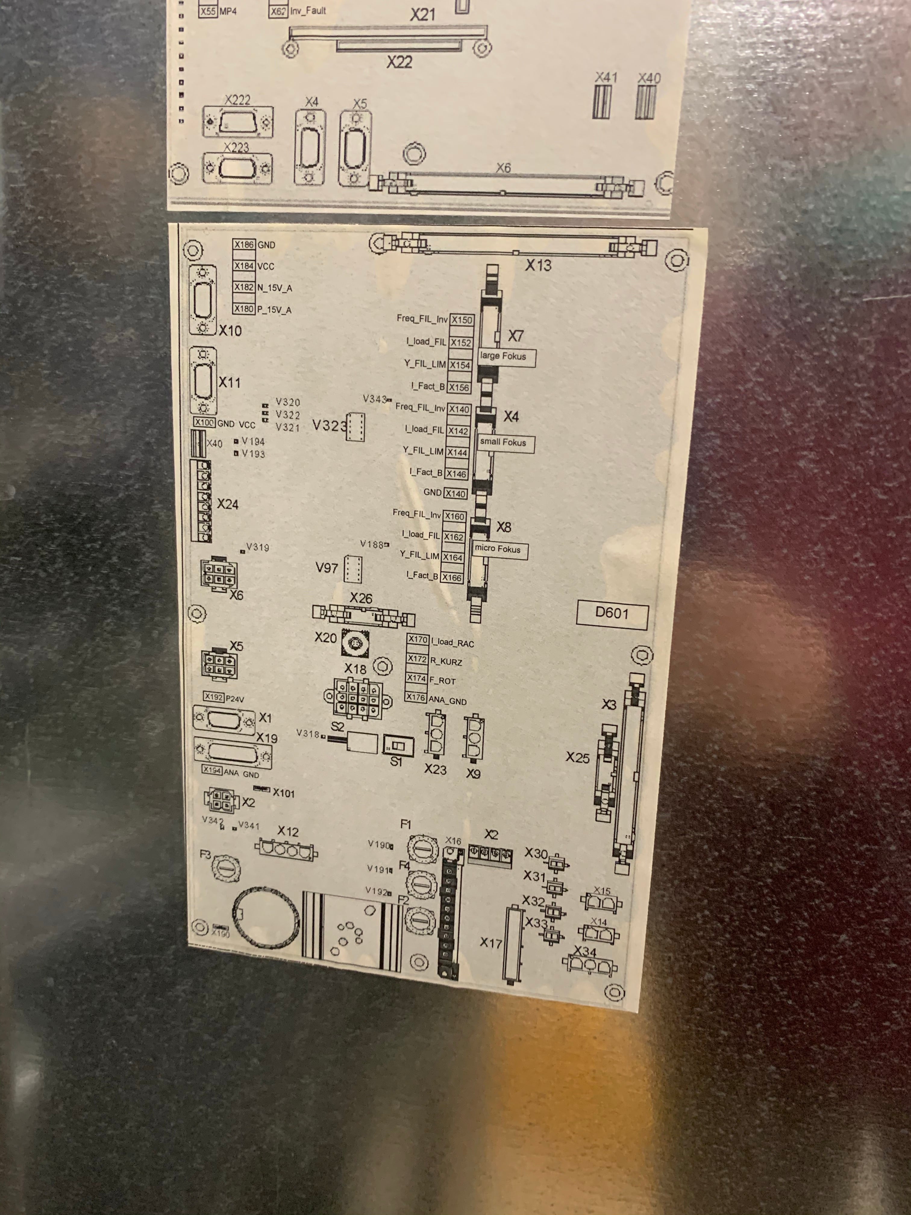 7717700  Board D600 / X2308 E2  for Siemens AXIOM Artis