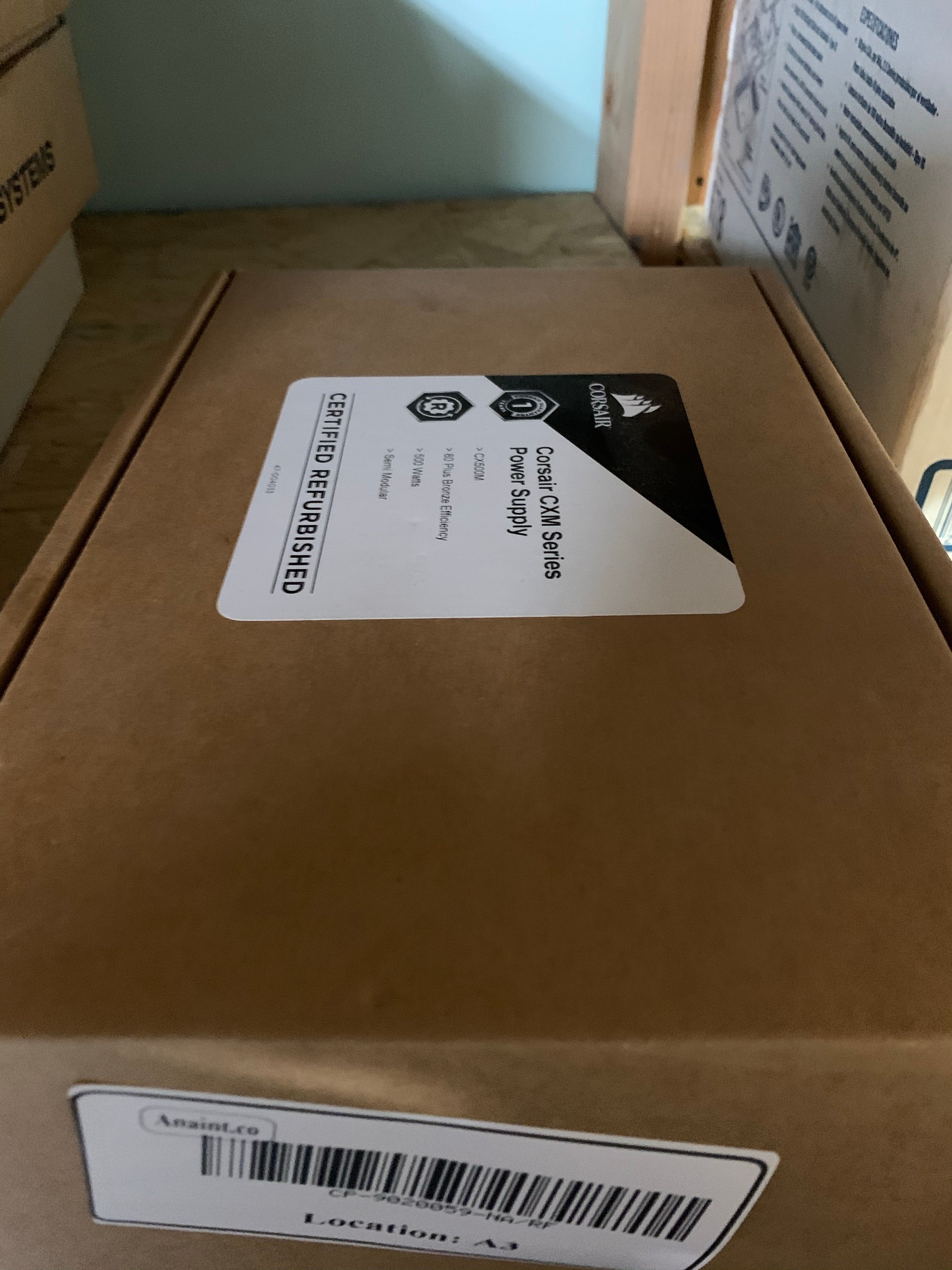 CX500M 500 Watt Semi Modular Power Supply
