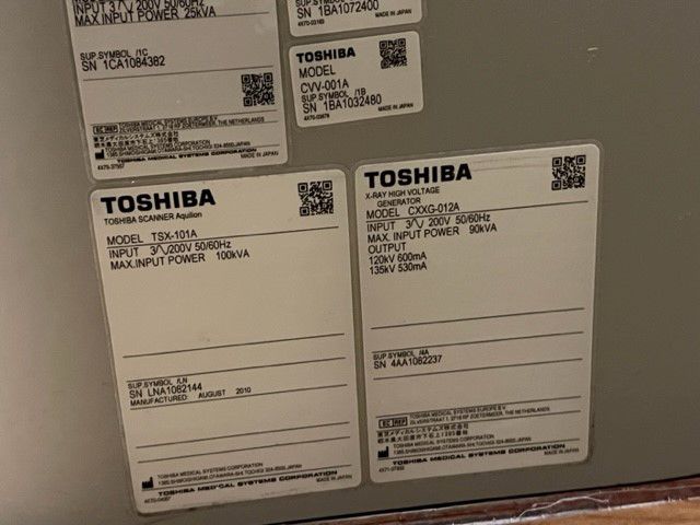 Toshiba Aquilion 16 CT