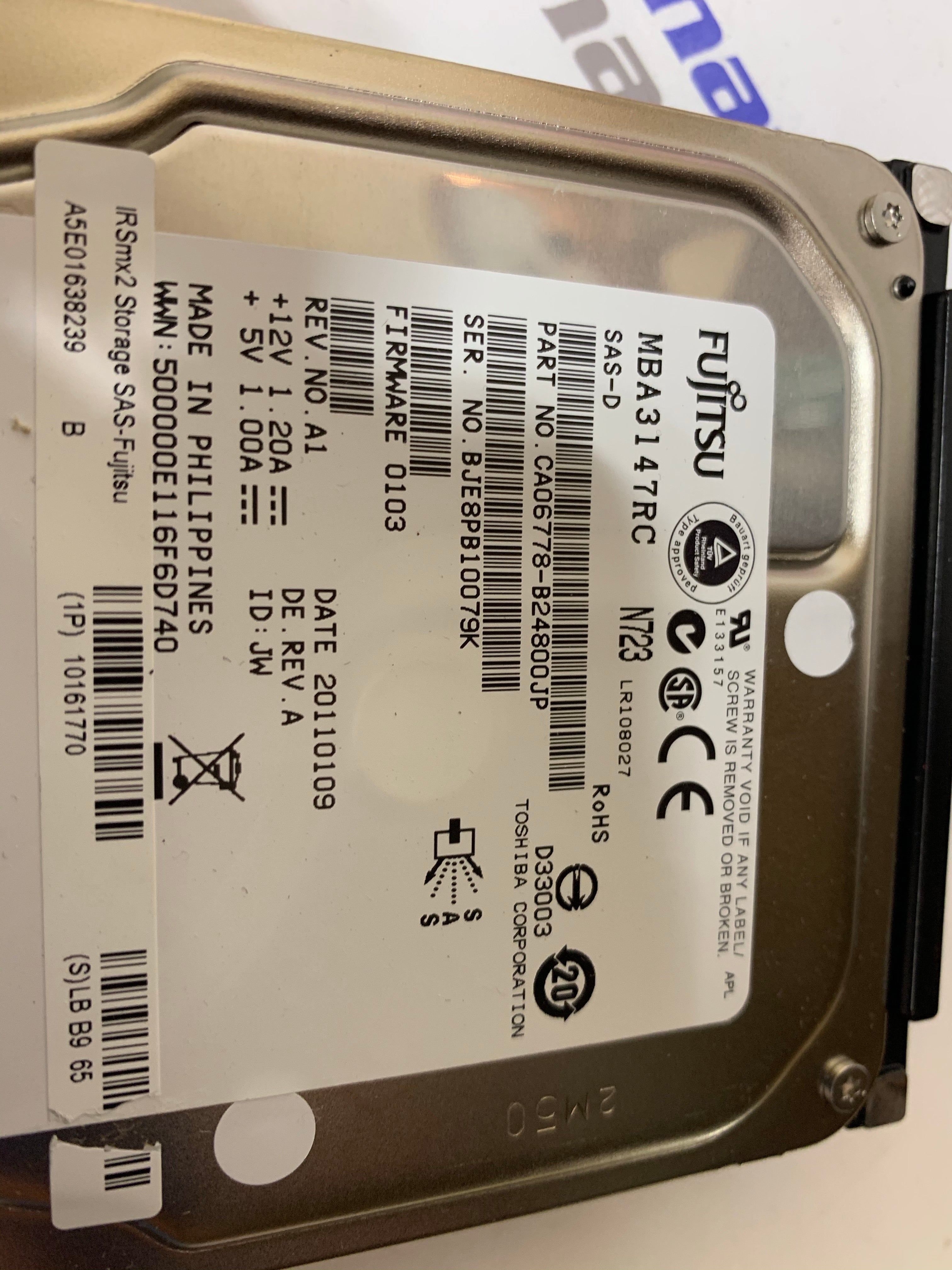 10161770 IRSmx2 Storage SAS-Fujitsu