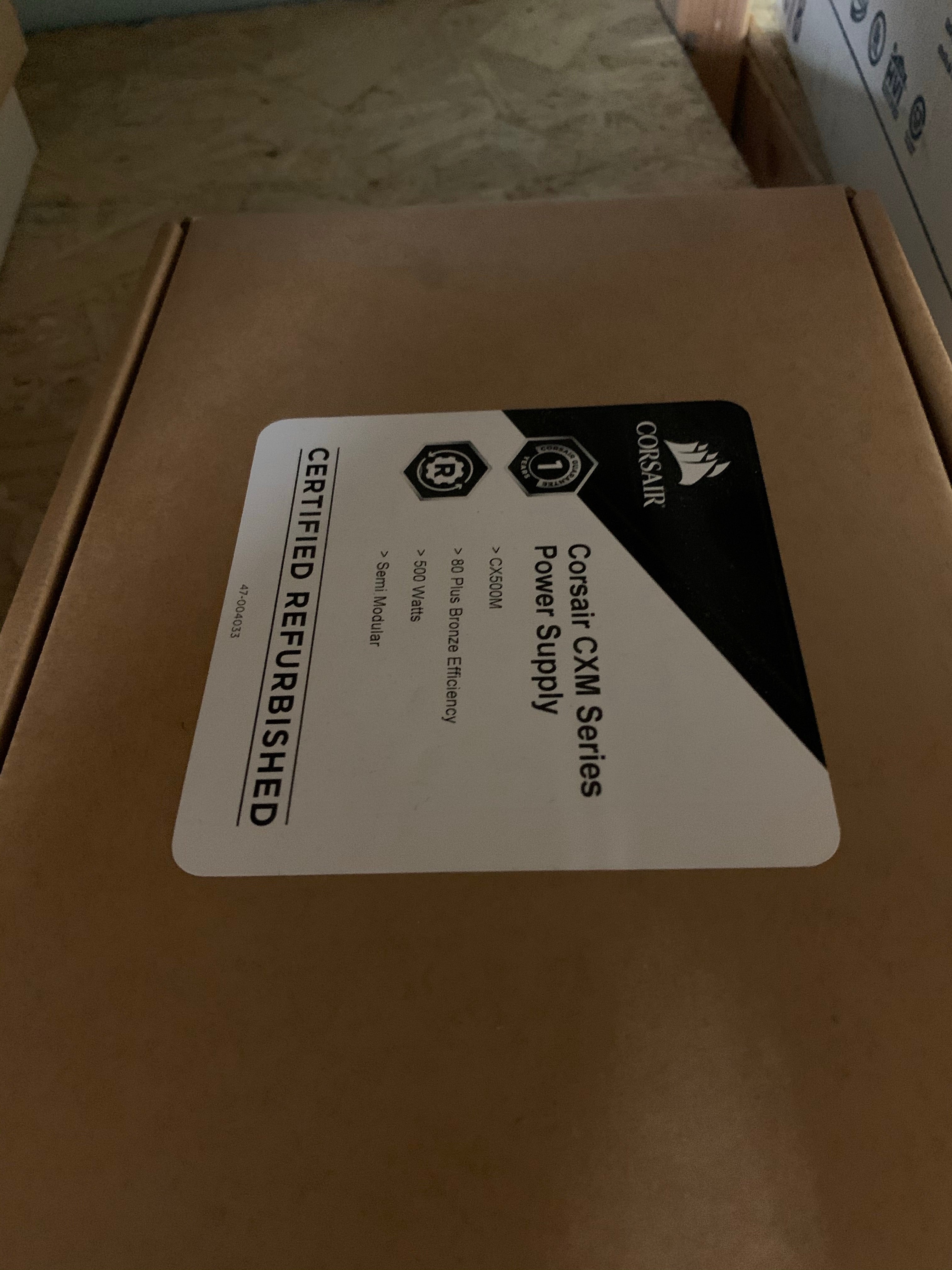 CX500M 500 Watt Semi Modular Power Supply