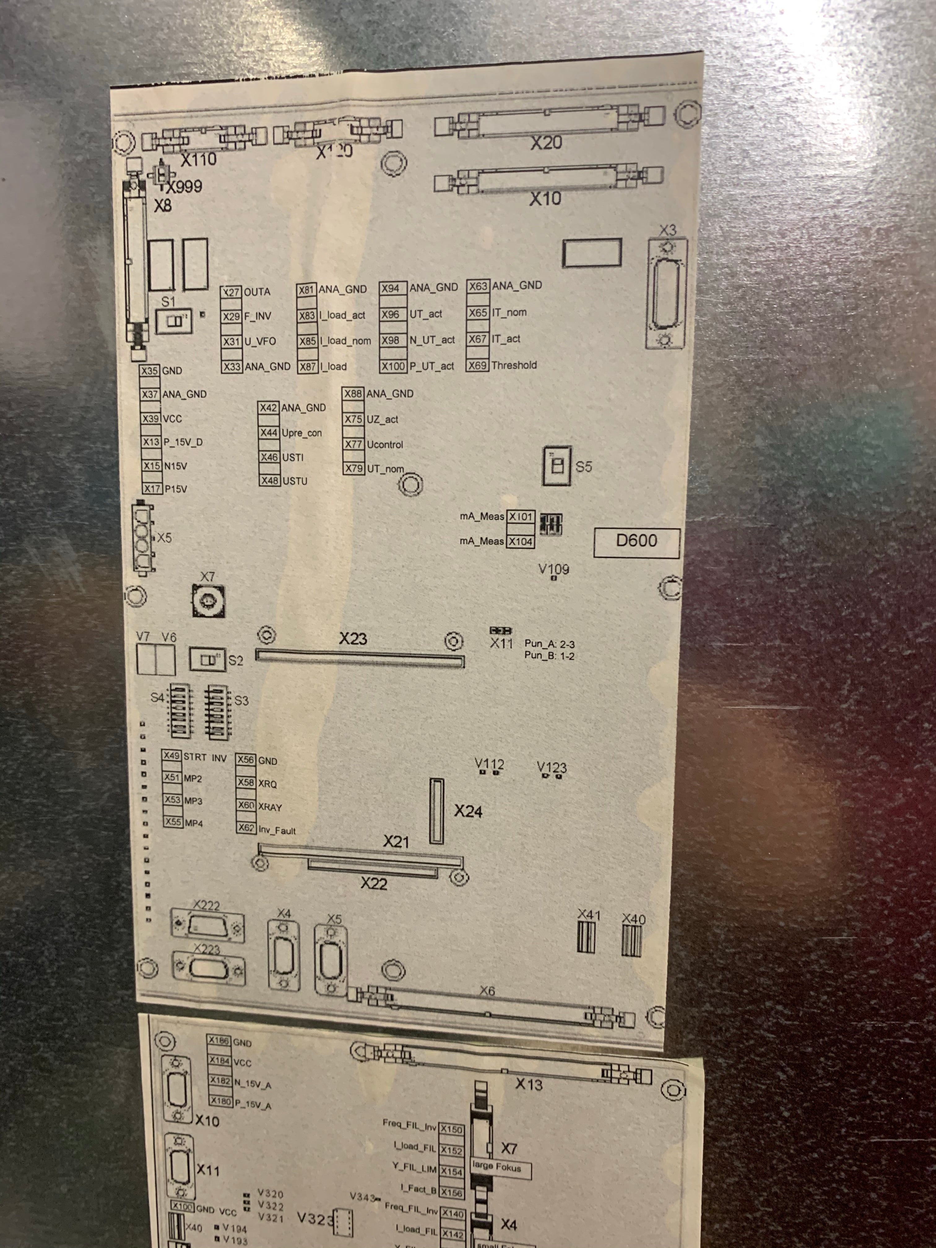 7717700  Board D600 / X2308 E2  for Siemens AXIOM Artis