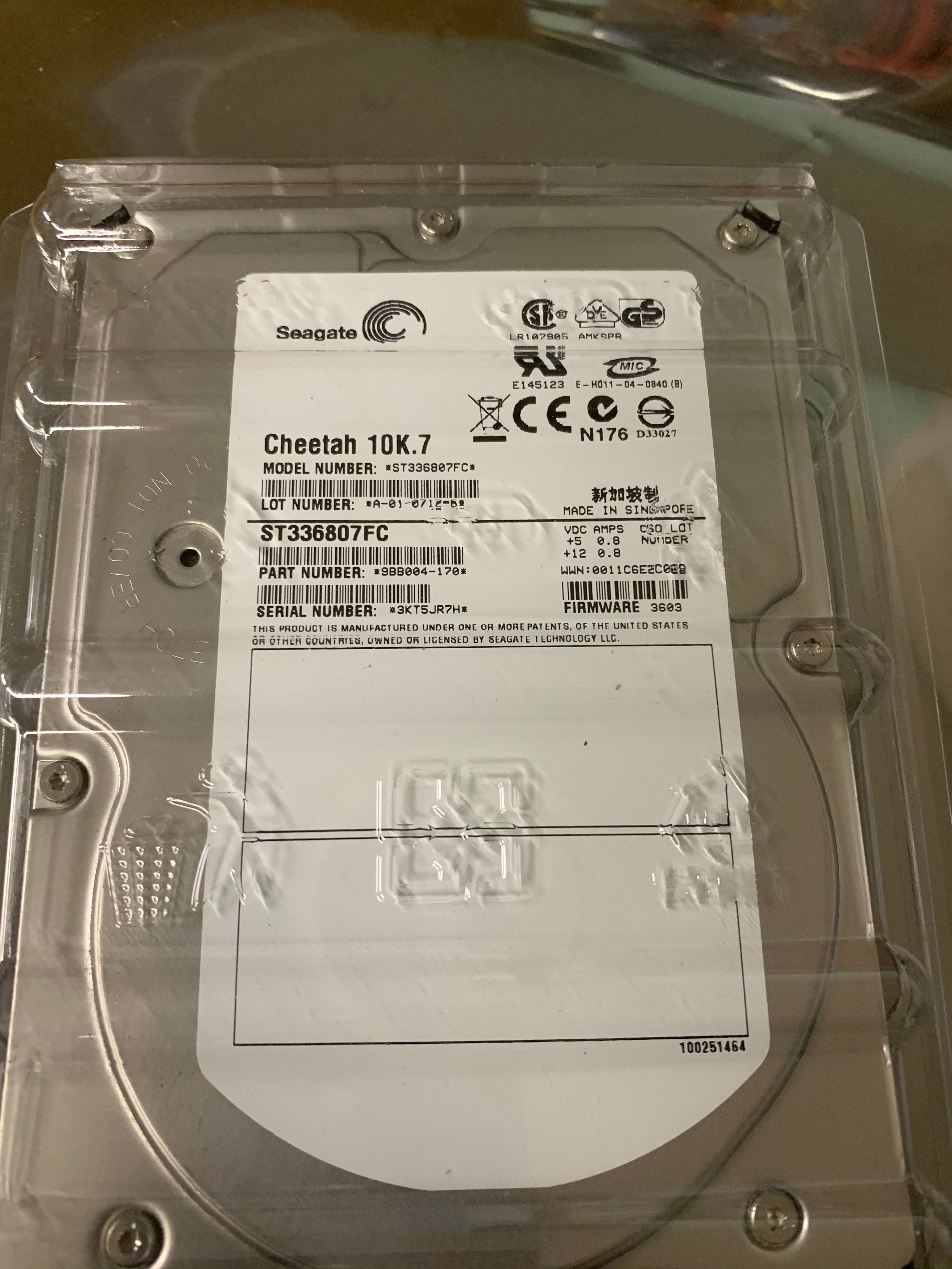 ST336807FC FW3603 HDD for TOSHIBA Aquilion CT Scanner