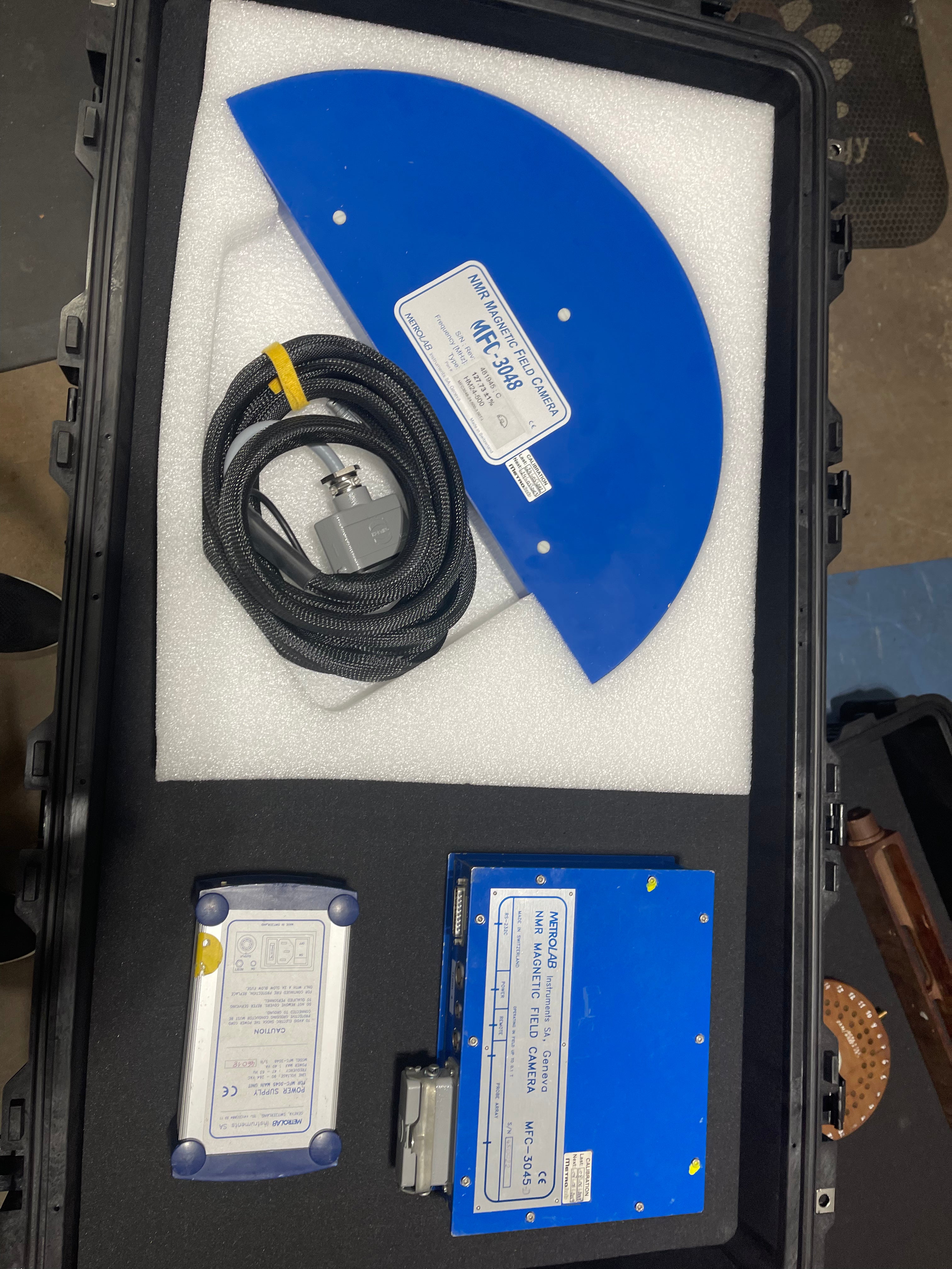 Shim Camera MFC3045 multi-probe NMR mapping system.