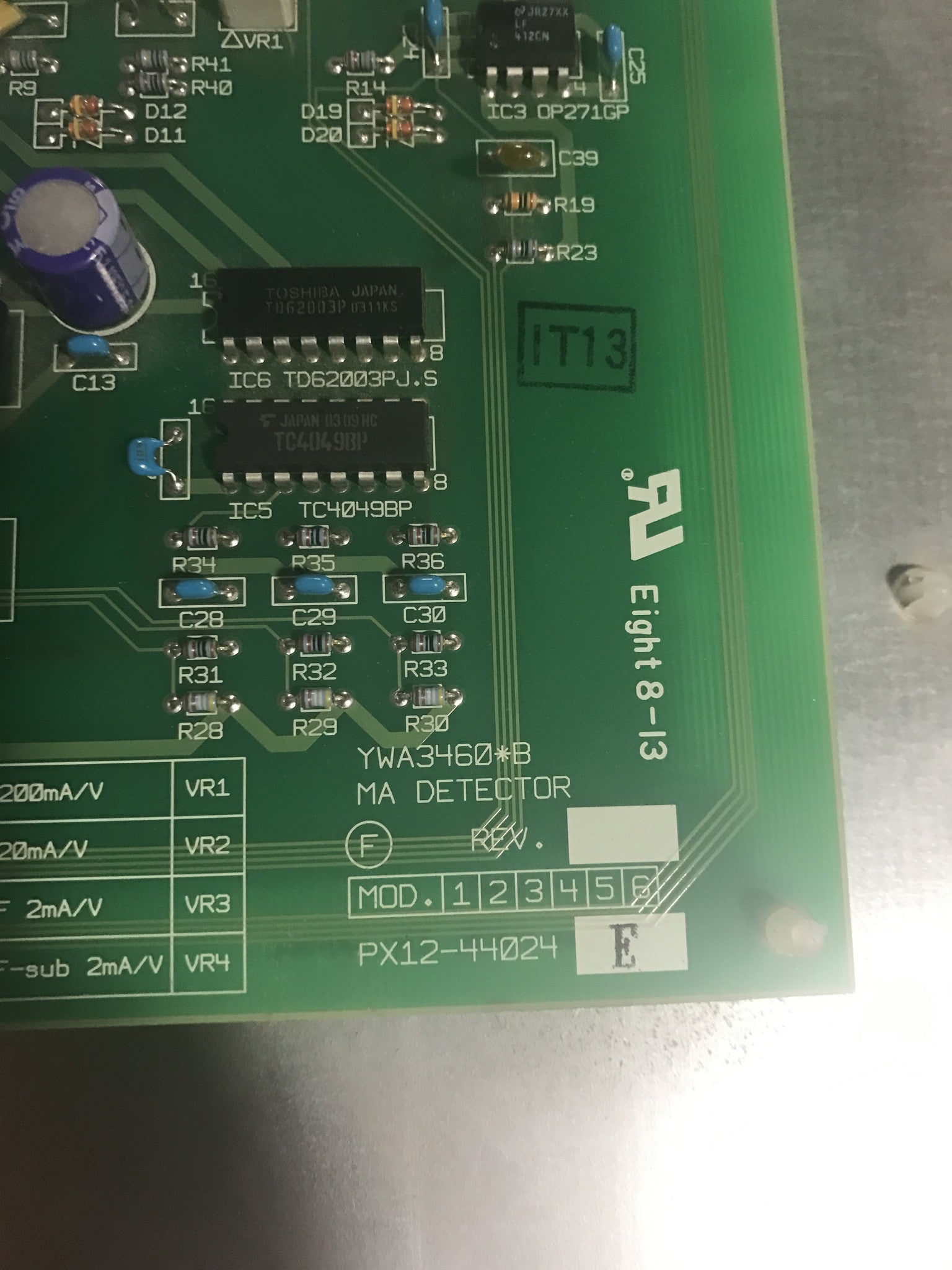 PX12-44024 MA Detector Board for Toshiba Infinix Cath Angio - Anatolia International, Parts - 2