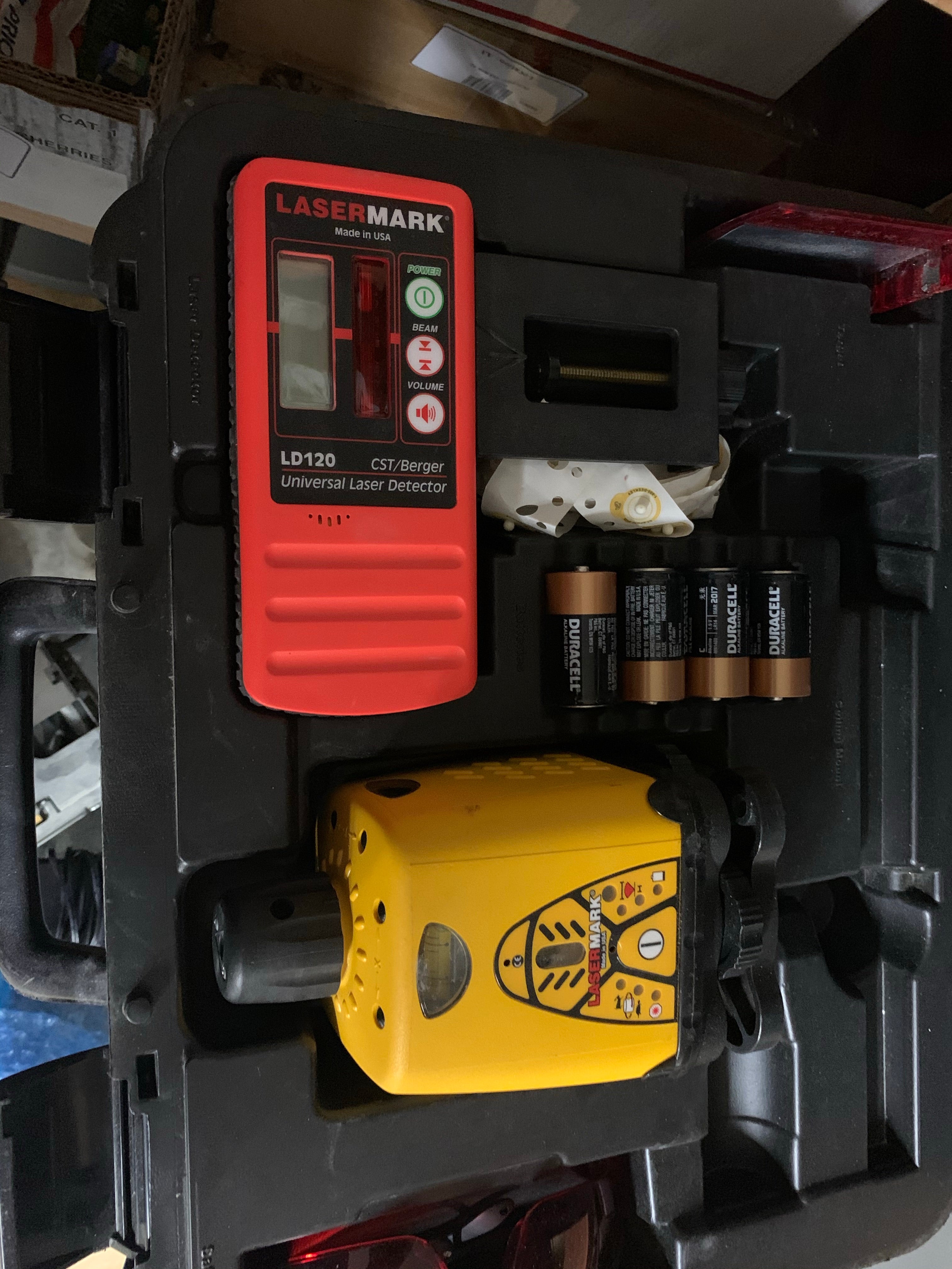CST Rod Pac Horizl/Vert Rotary Laser Tools Service-Related