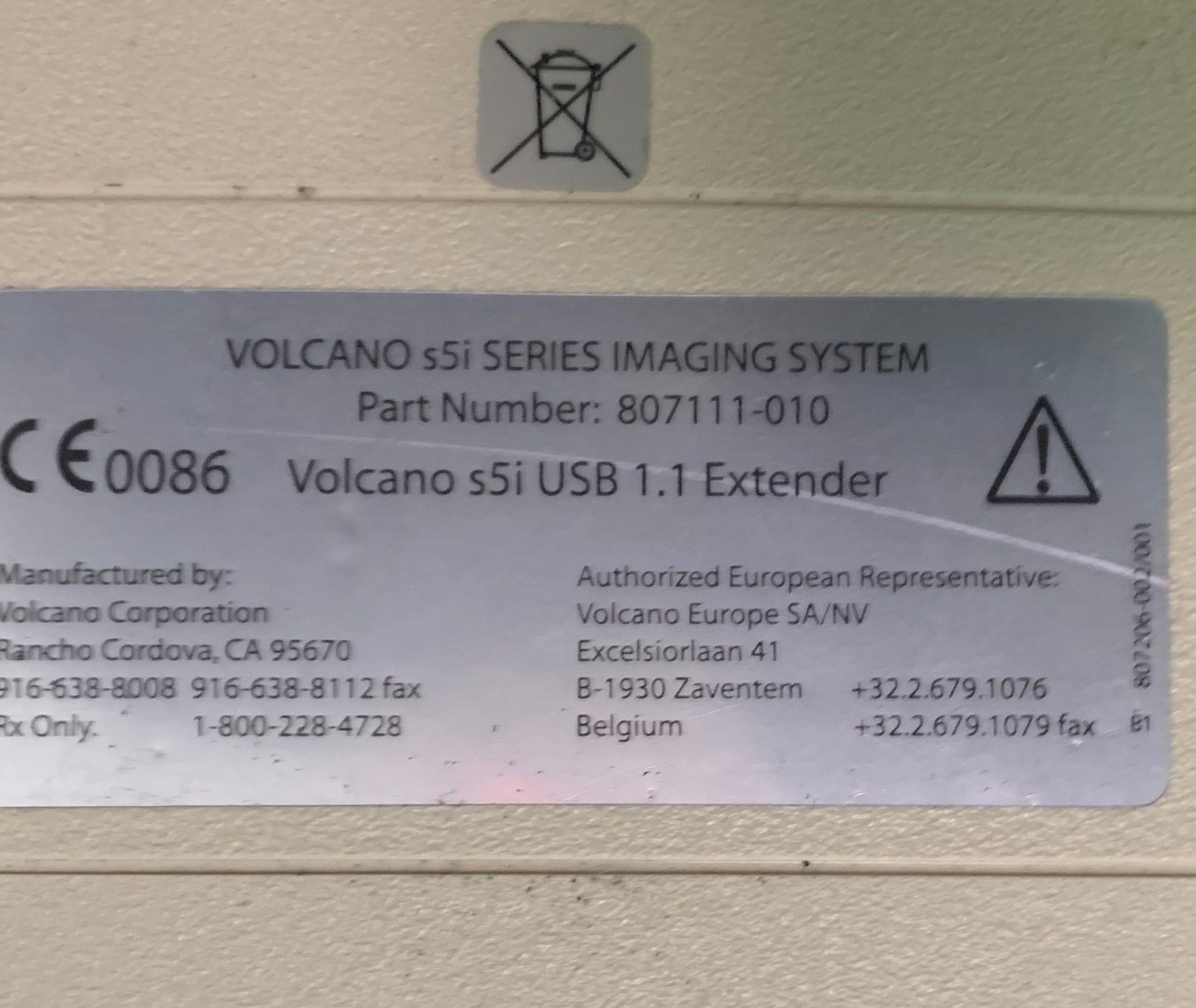 Philips Healthcare ivus s5 volcano Ultrasound