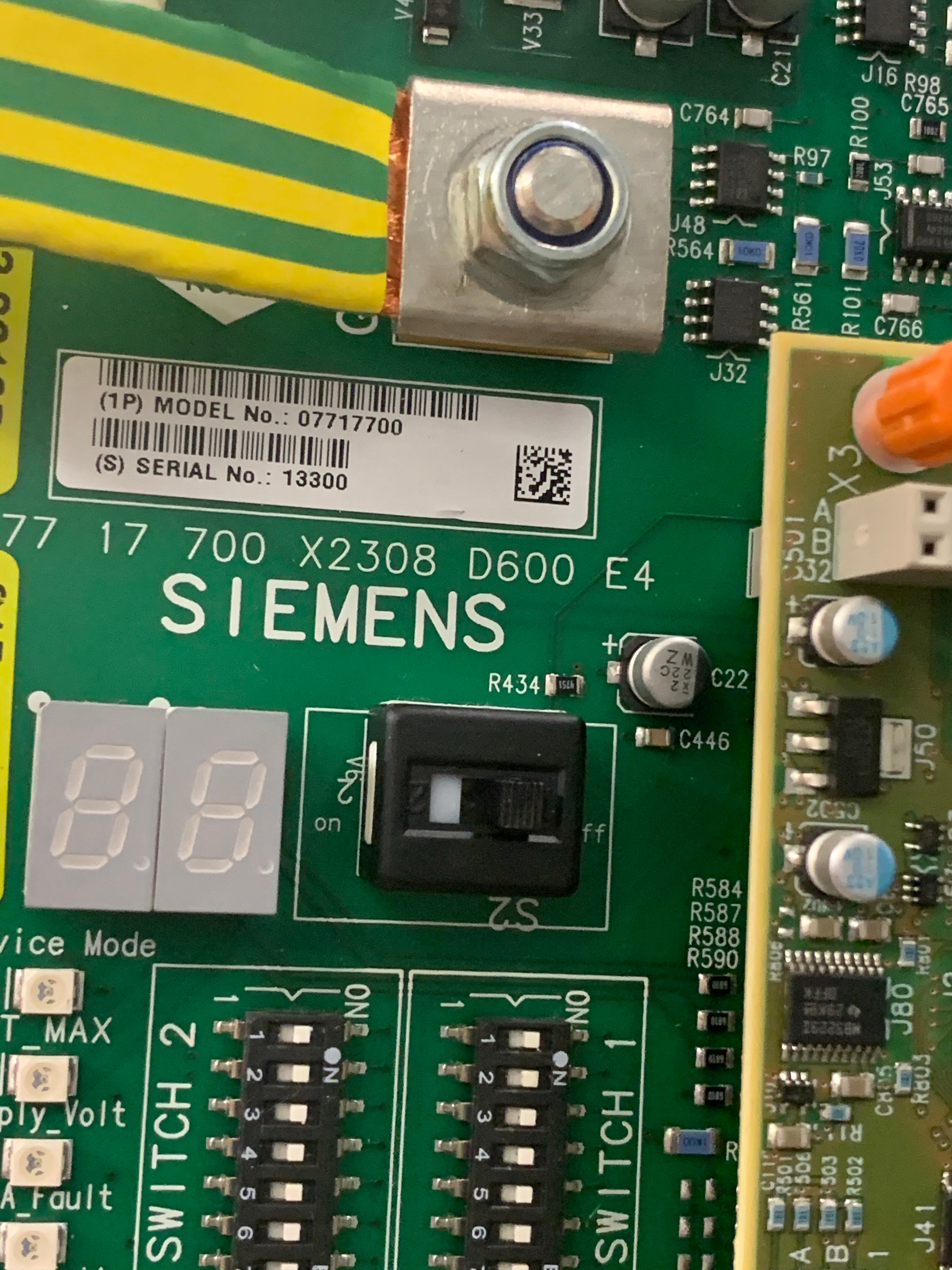 7717700  Board D600 / X2308 E2  for Siemens AXIOM Artis