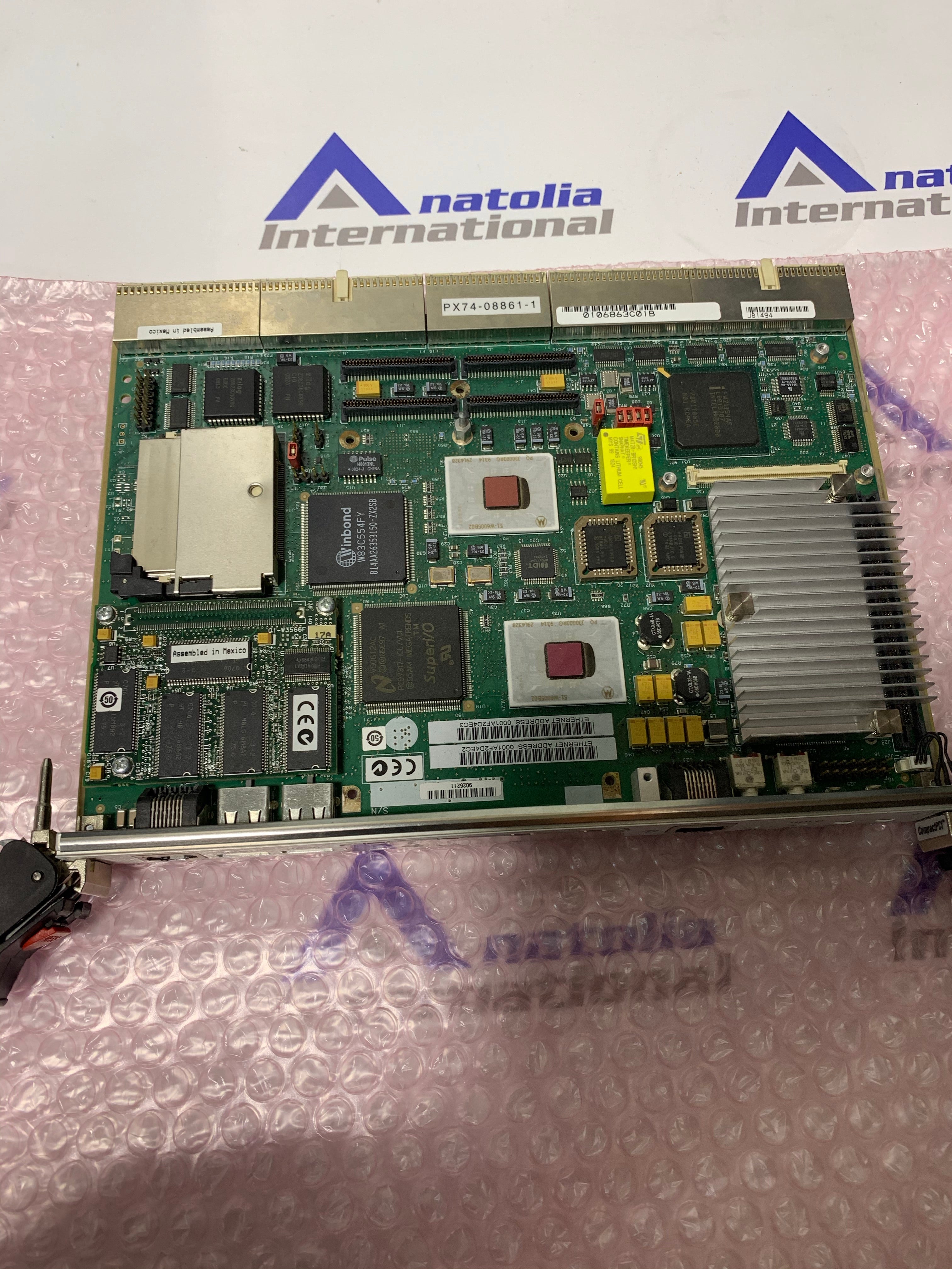 PX74-08861-1 RTM Board CPCI-6020