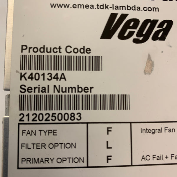 TDK LAMBDA Vega 450 K40134A power supply