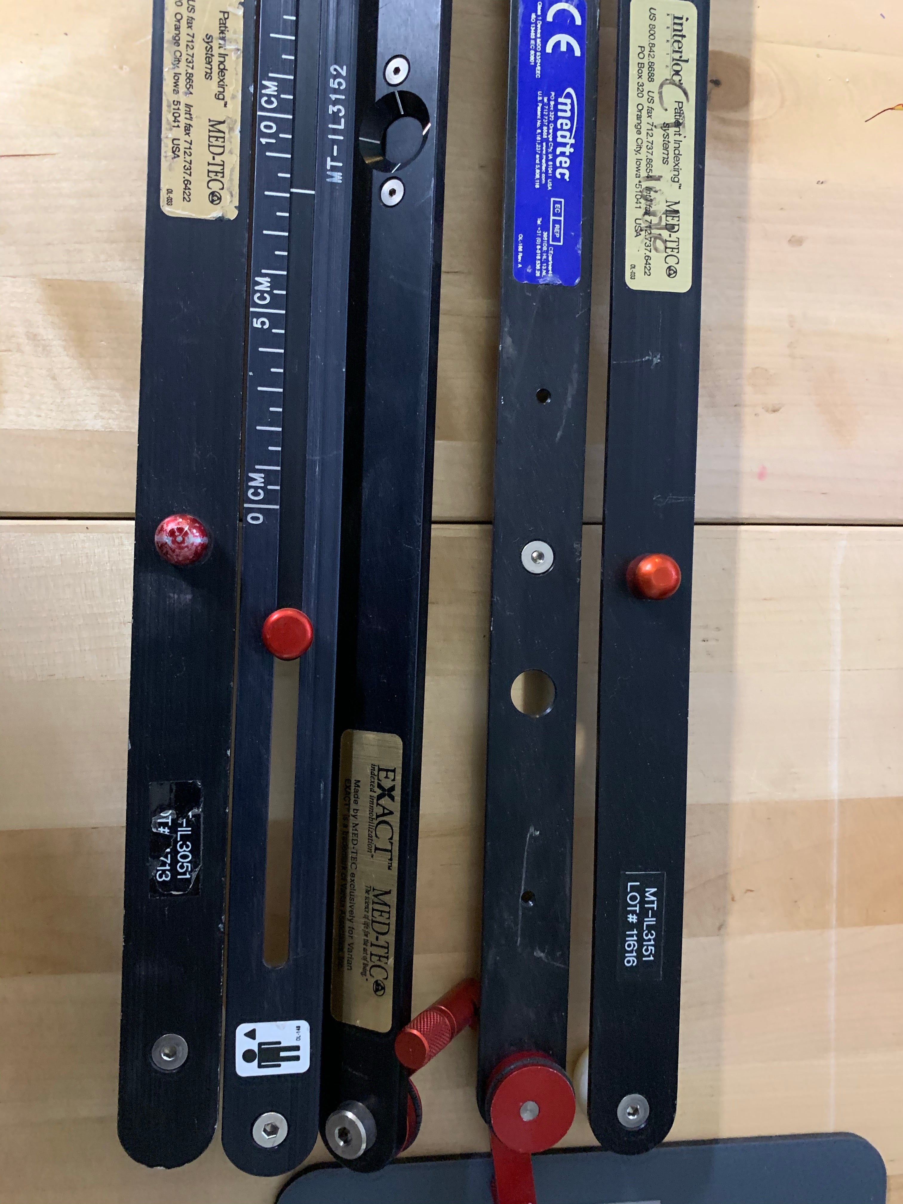 SIM CT Indexed Patient Positioning Lok-Bars Set