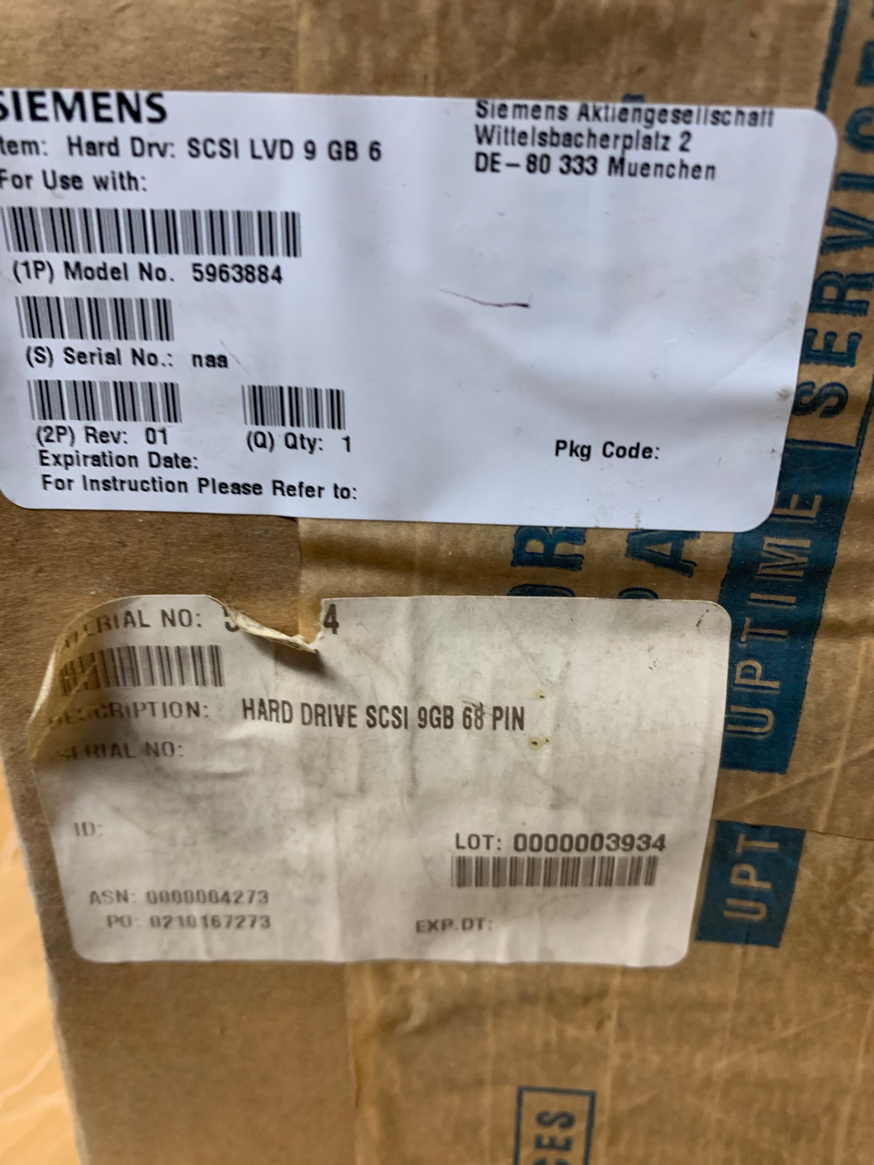5963884 9GB HDD 68 pin