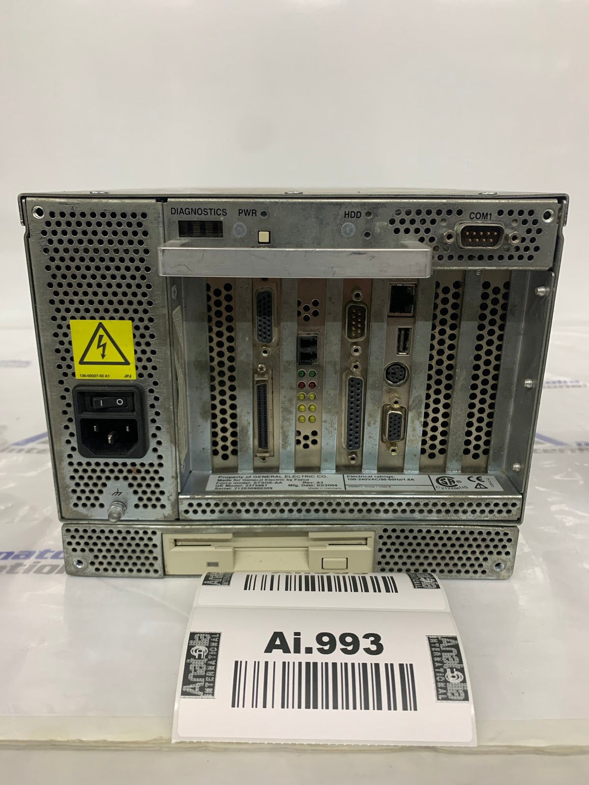 IDC Processor Assy For For GE P/N:2375961. Pulled from functioning Equipment, contact for more info.