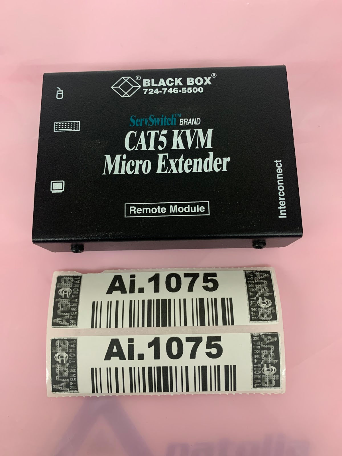 CAT5 KVM Micro Extender For GE Innoca 3100 IQ P/N: ACU3001A (Remote). Pulled from functioning Equipment, contact for more info.