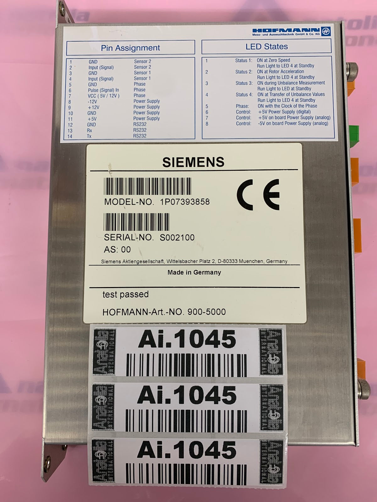 PCB BALANCING UNIT For Siemens Somatom Sensation 16 P/N: 1P07393858. Pulled from functioning Equipment, contact for more info.